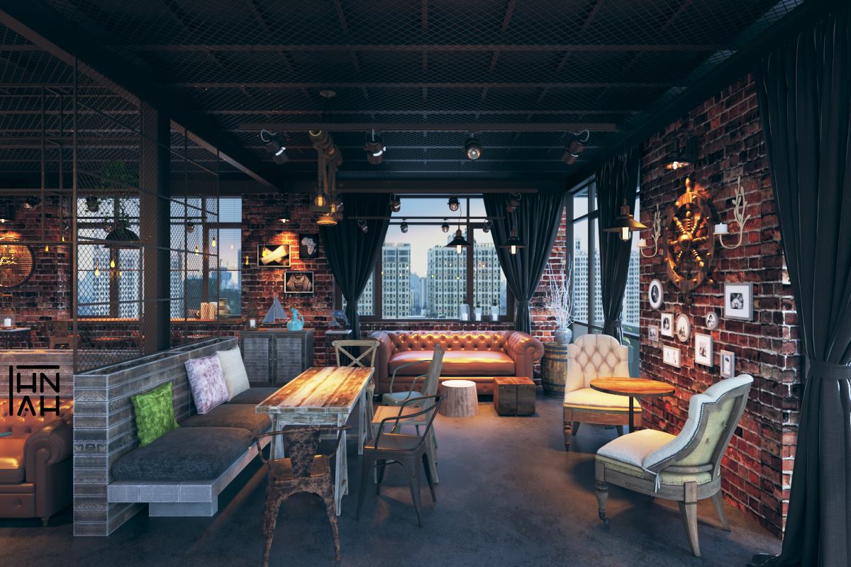 thiết kế nội thất Cafe tại Hà Nội Lofita Cafe 4 1566900271