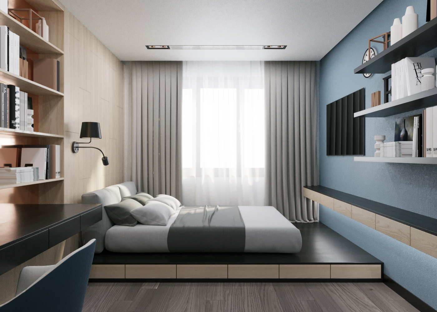 thiết kế nội thất chung cư tại Hà Nội Sungrand City 11 1567478931