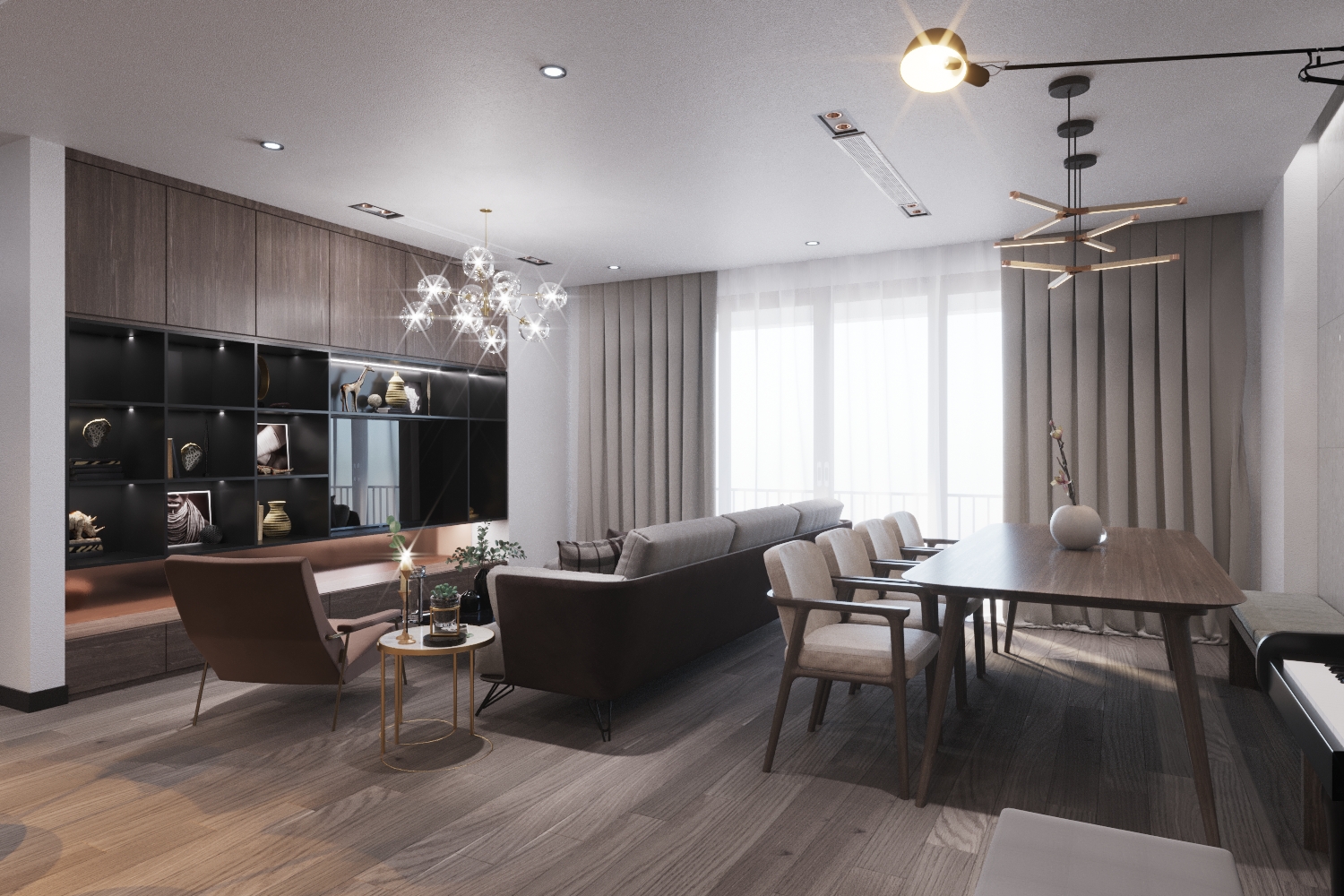 thiết kế nội thất chung cư tại Hà Nội Sungrand City 1 1567478928