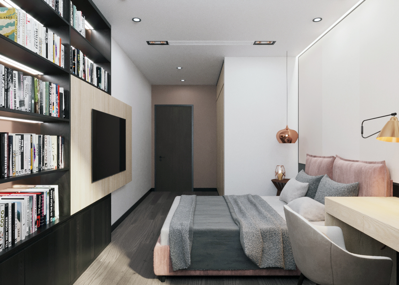 thiết kế nội thất chung cư tại Hà Nội Sungrand City 8 1567478931