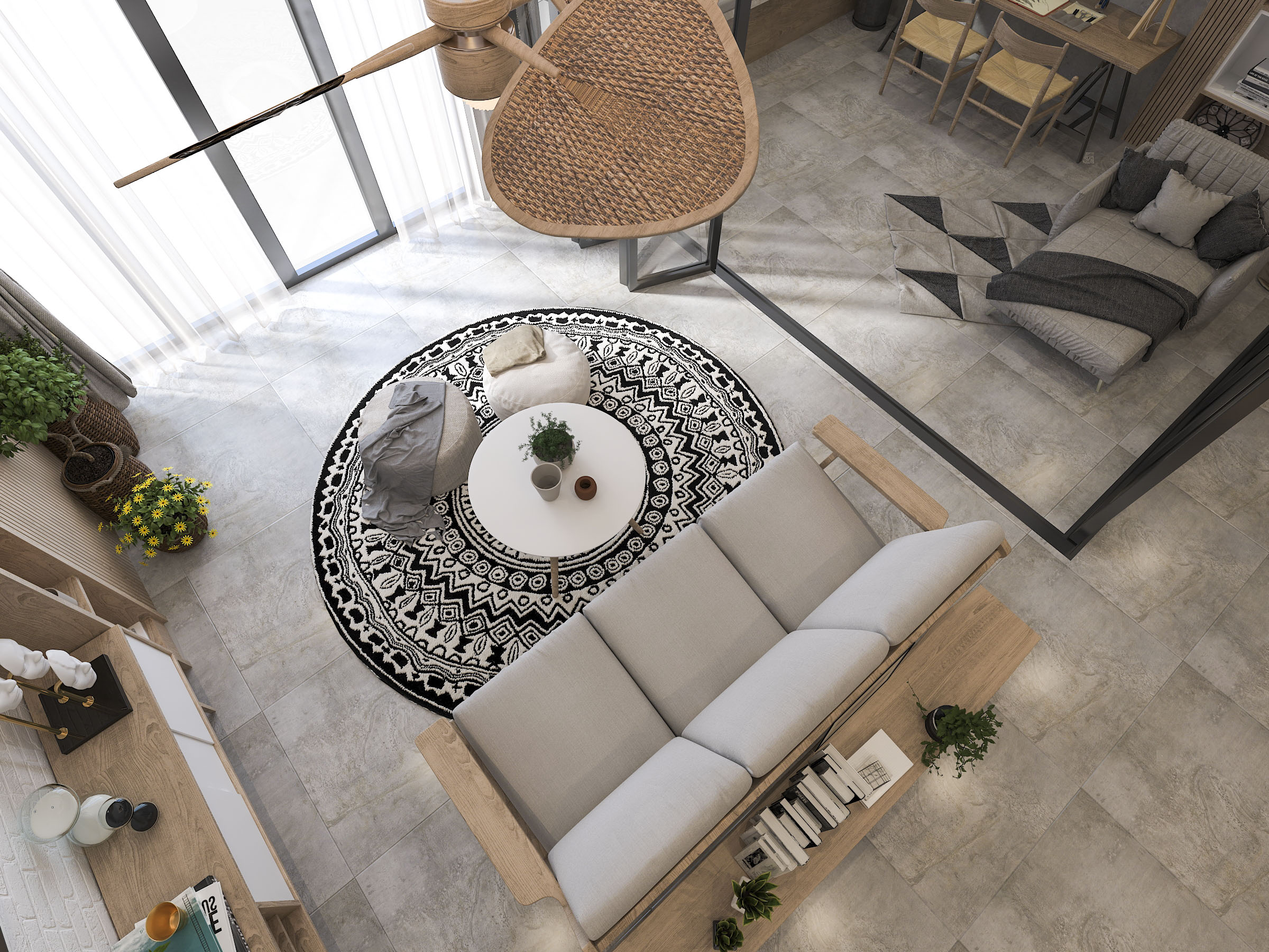 thiết kế nội thất chung cư tại Hồ Chí Minh Mr. Nguyên Apartment 12 1567594045