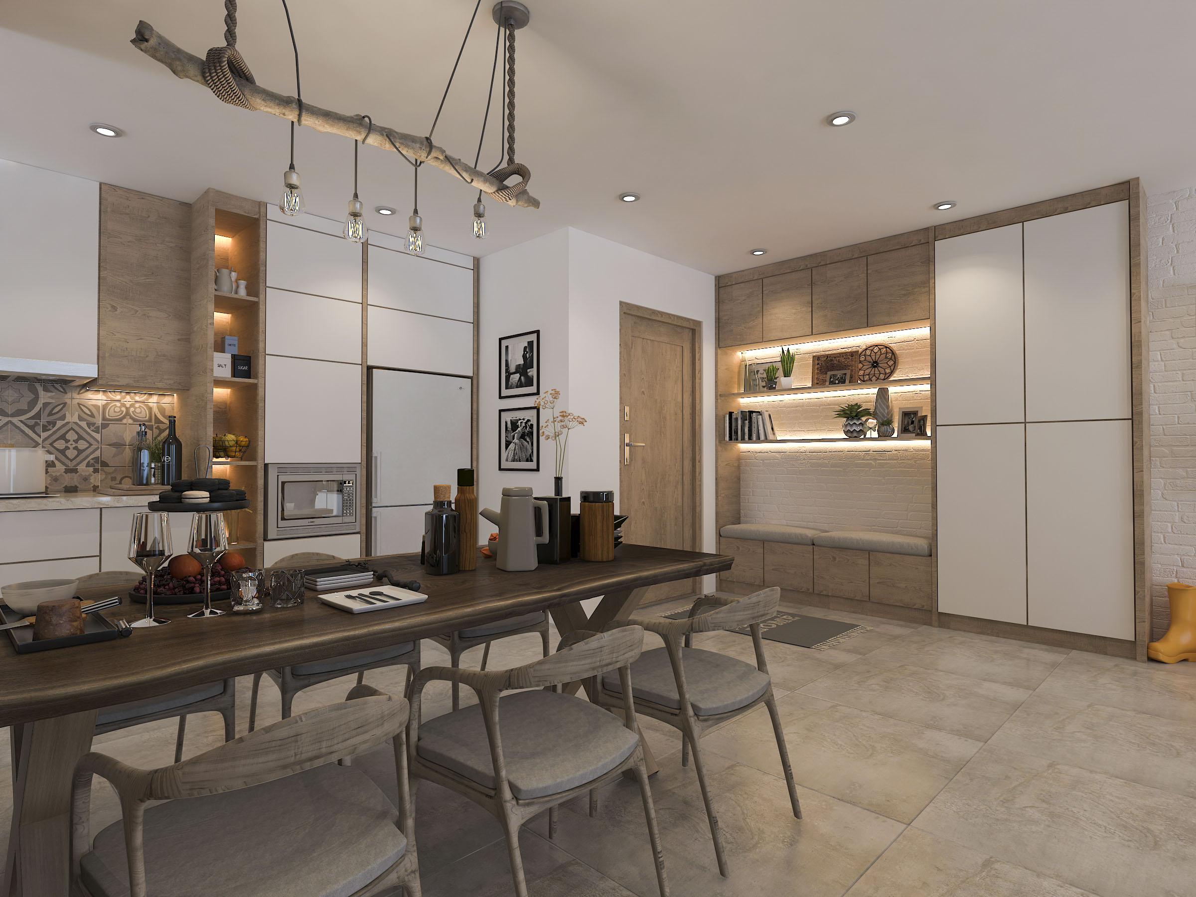 thiết kế nội thất chung cư tại Hồ Chí Minh Mr. Nguyên Apartment 5 1567594040