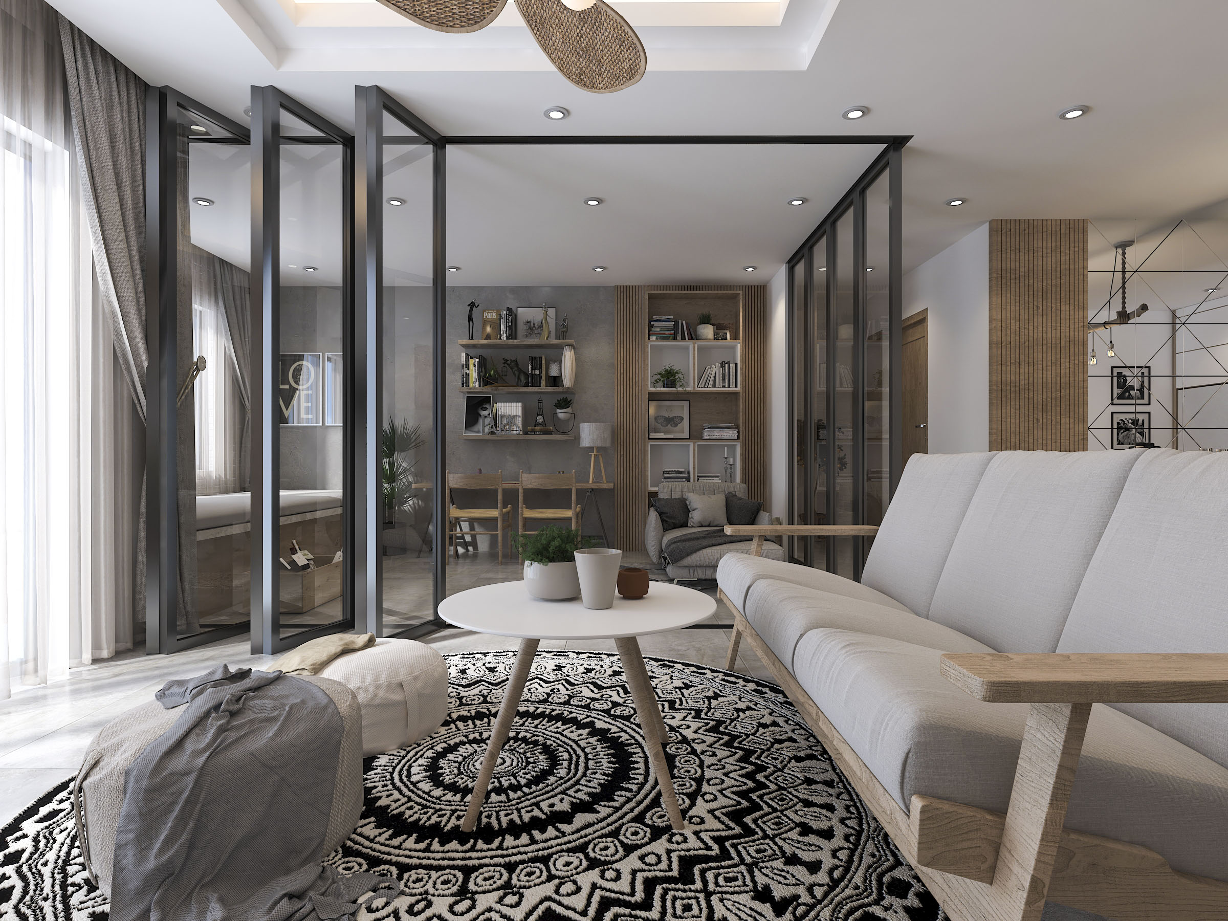 thiết kế nội thất chung cư tại Hồ Chí Minh Mr. Nguyên Apartment 6 1567594043