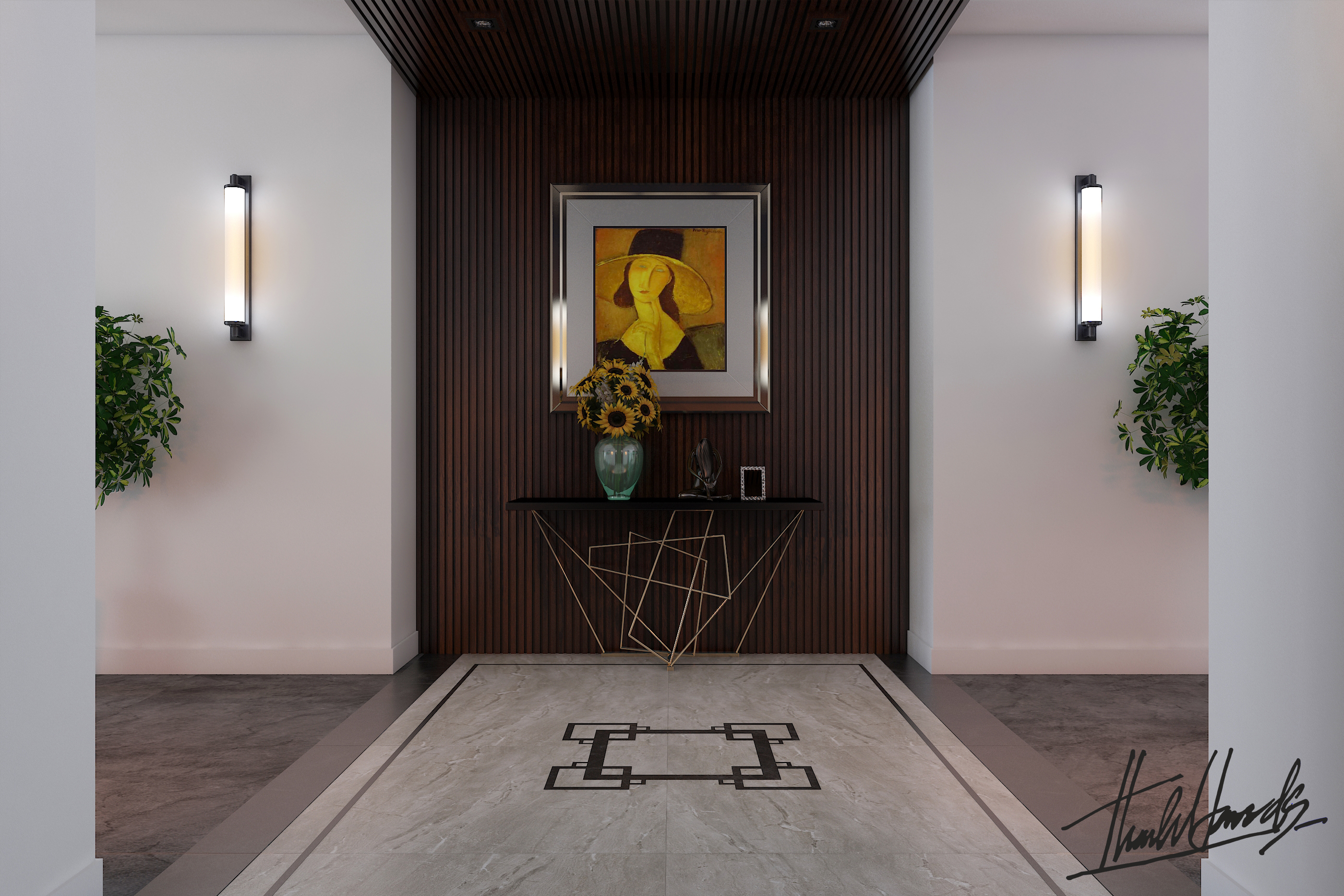 thiết kế nội thất chung cư tại Hà Nội penthouse - thăng long N01 0 1568081600