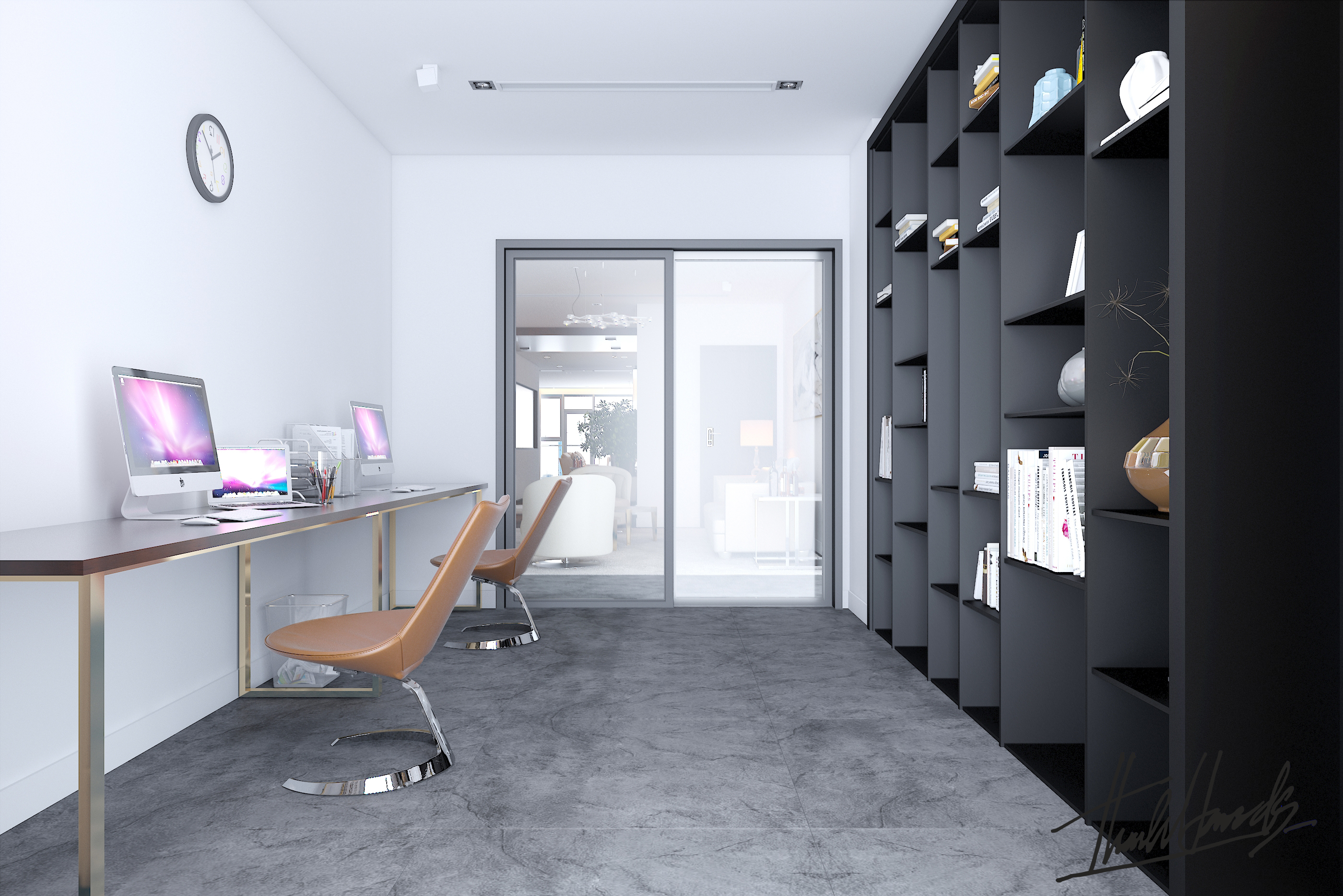 thiết kế nội thất chung cư tại Hà Nội penthouse - thăng long N01 13 1568081648