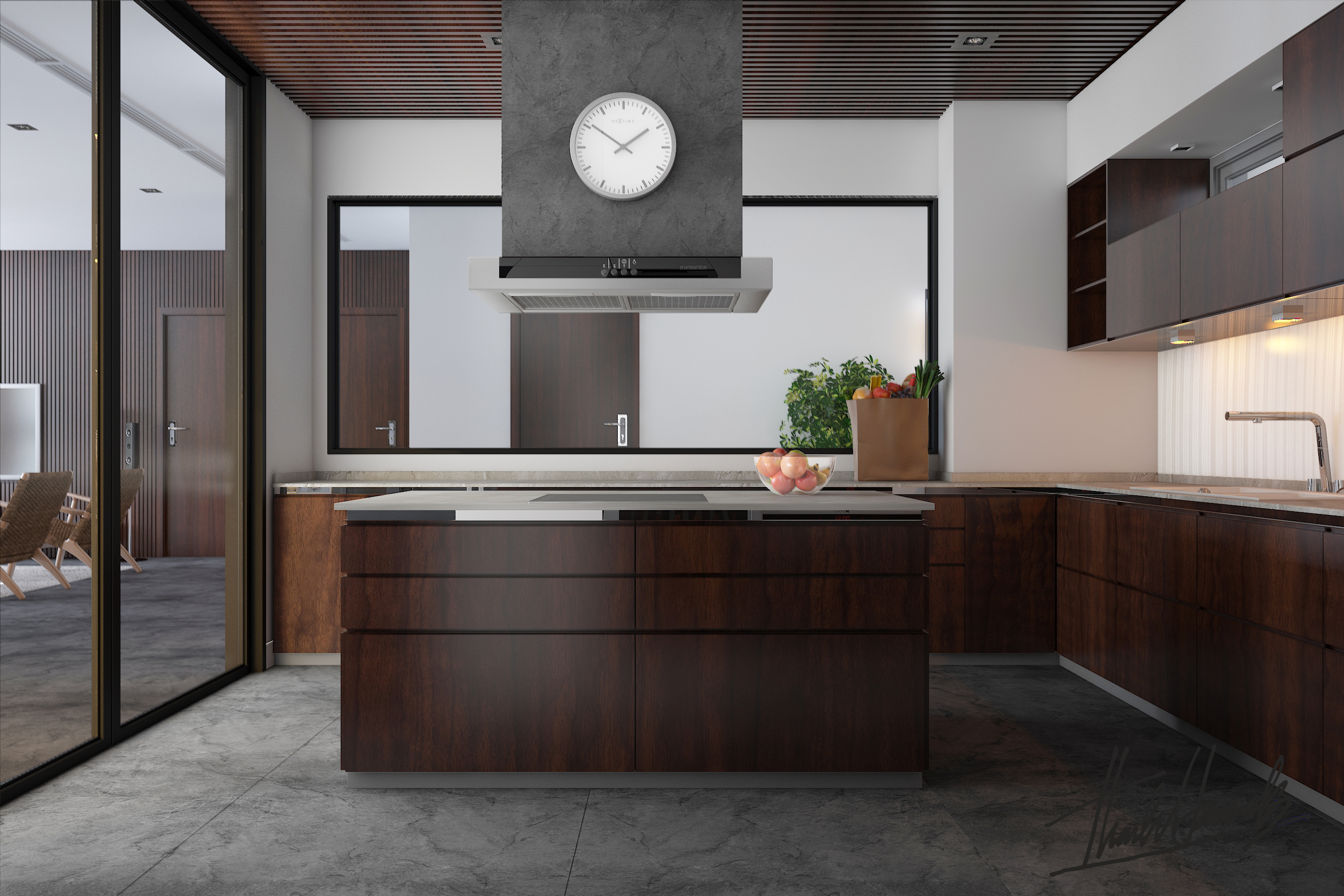 thiết kế nội thất chung cư tại Hà Nội penthouse - thăng long N01 4 1568081511