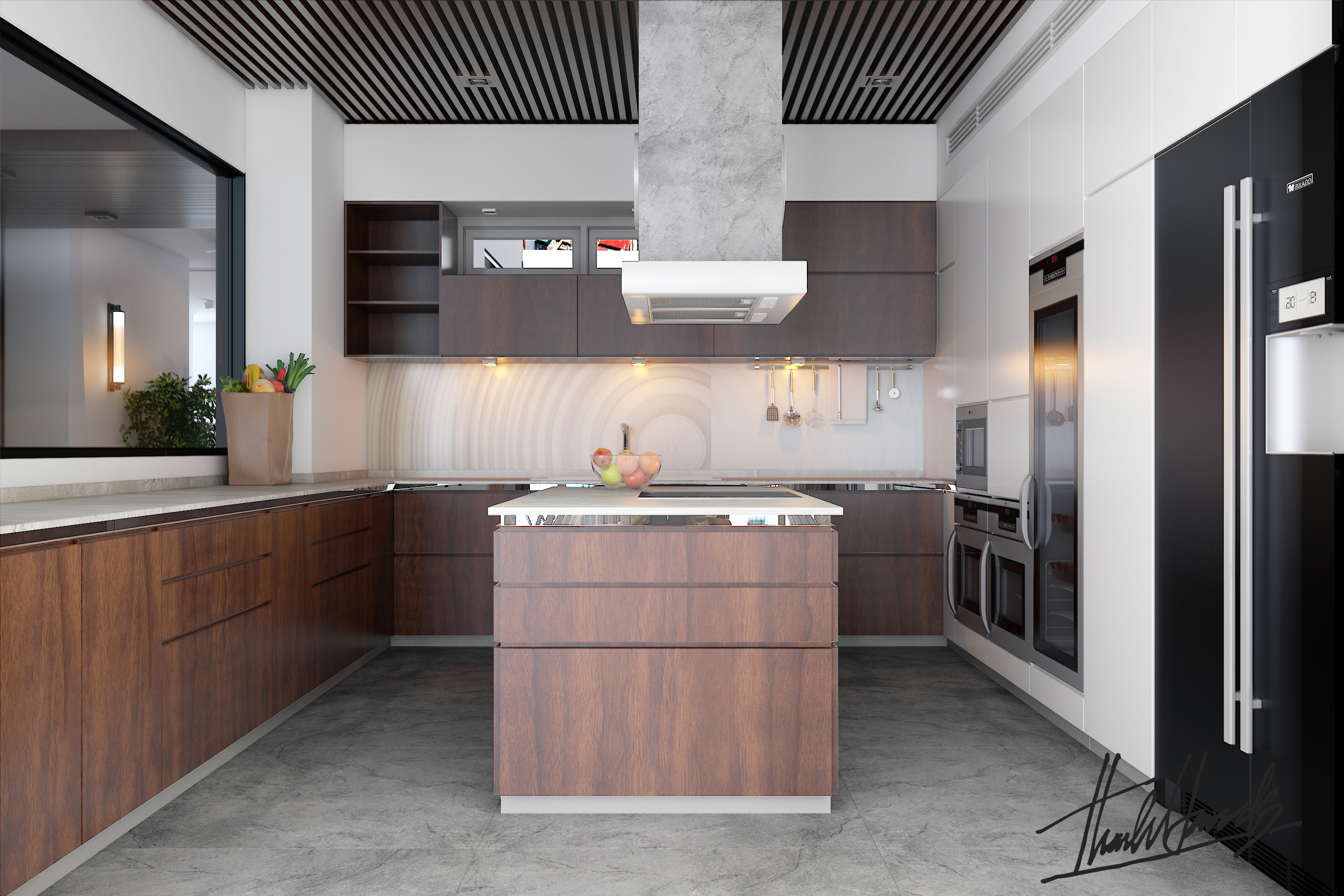 thiết kế nội thất chung cư tại Hà Nội penthouse - thăng long N01 6 1568081605