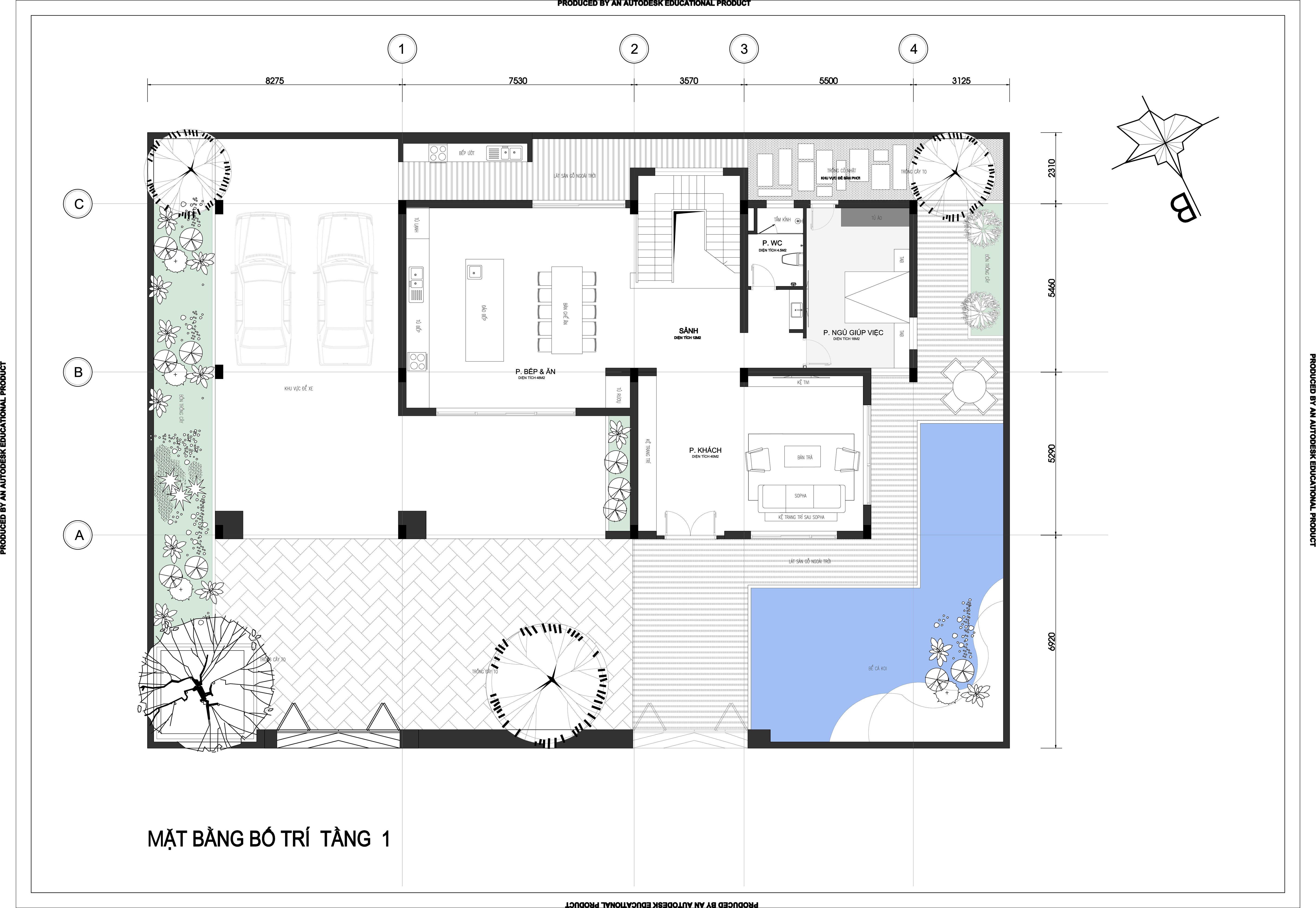 thiết kế Nội thất Biệt Thự Biệt thự ngoại ô05