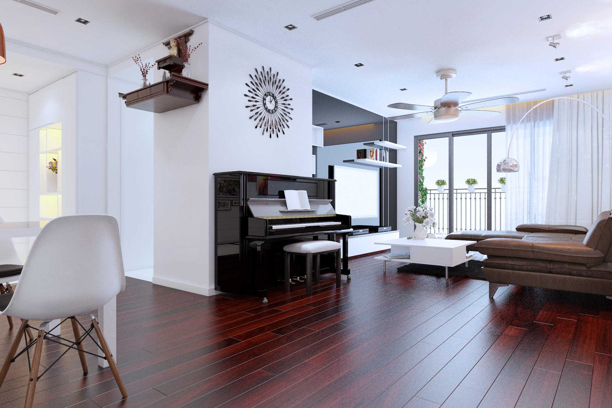 thiết kế Nội thất Chung Cư chung cu time city14