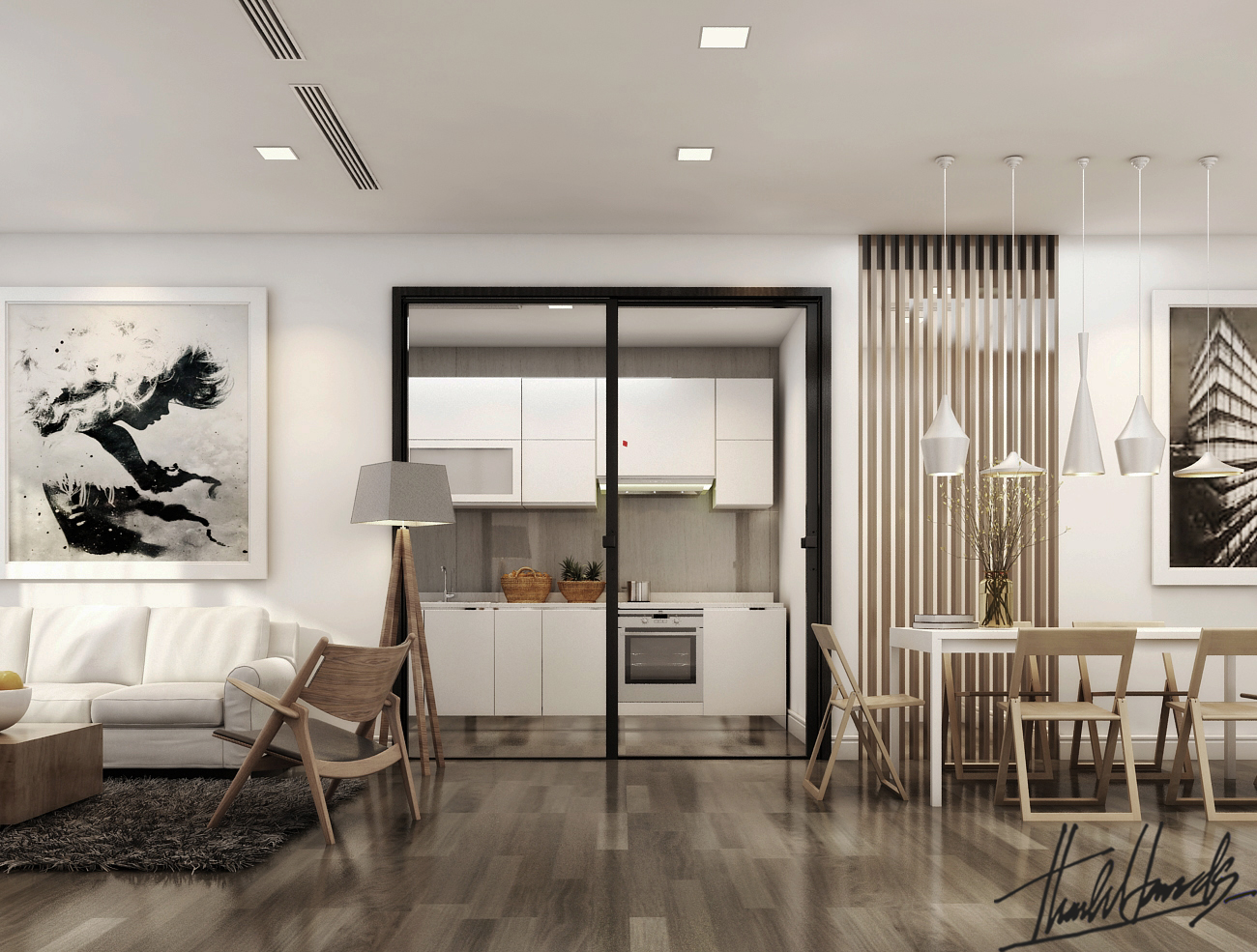 thiết kế nội thất chung cư tại Hà Nội chung cư mandarin . 0 1568273670