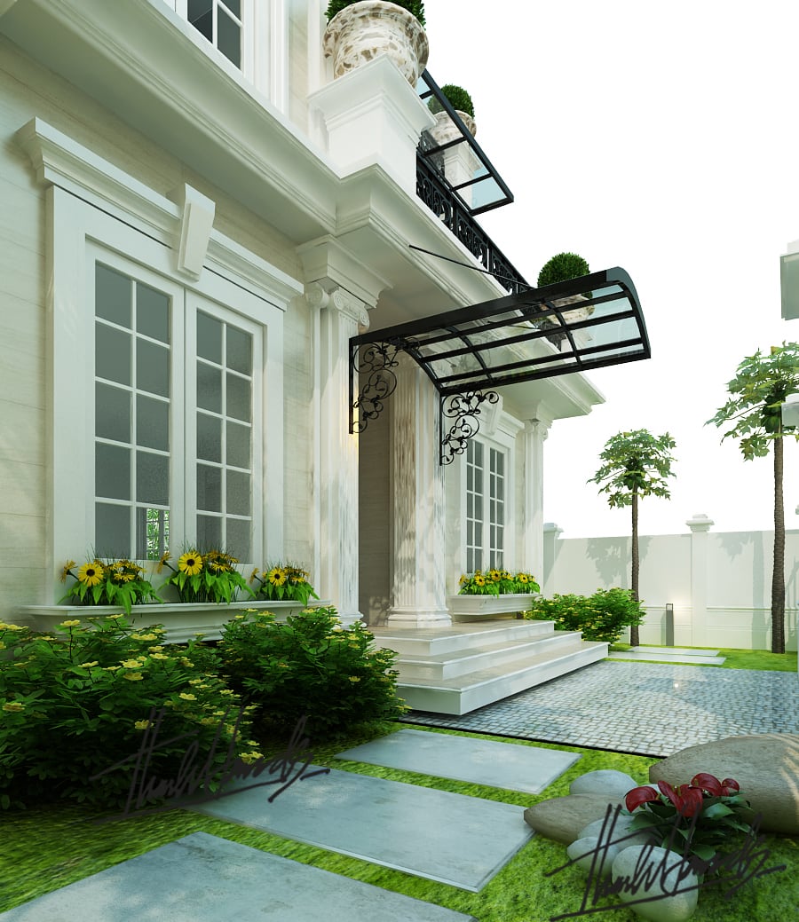 thiết kế nội thất Biệt Thự tại Hà Nội Biệt thự - Việt Hưng  0 1568273816