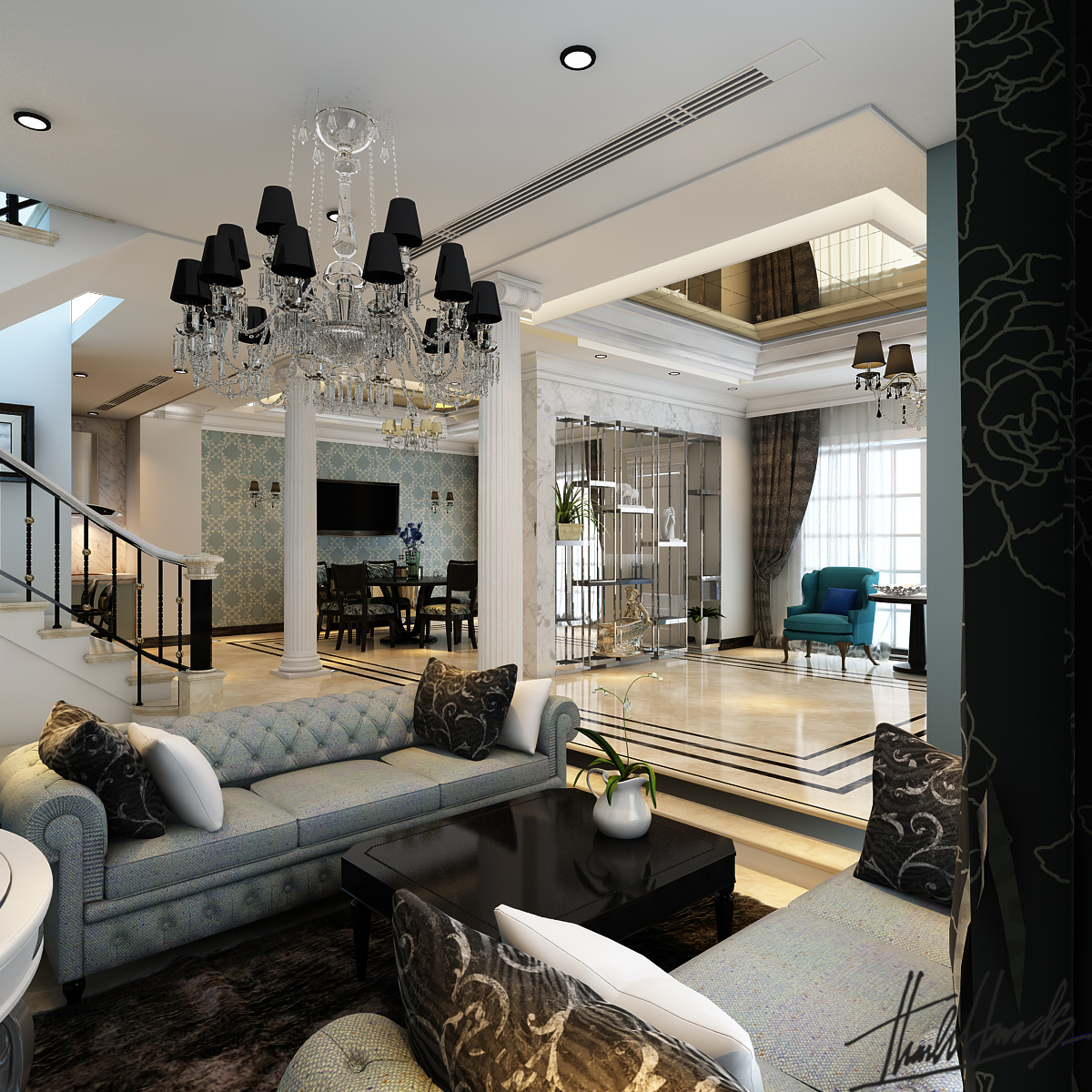 thiết kế nội thất Biệt Thự tại Hà Nội Biệt thự - Việt Hưng  11 1568273819