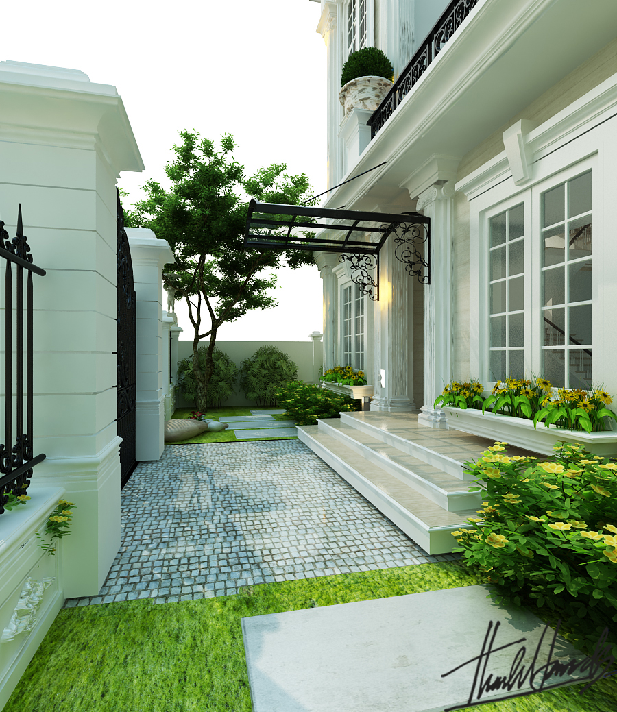 thiết kế nội thất Biệt Thự tại Hà Nội Biệt thự - Việt Hưng  1 1568273817