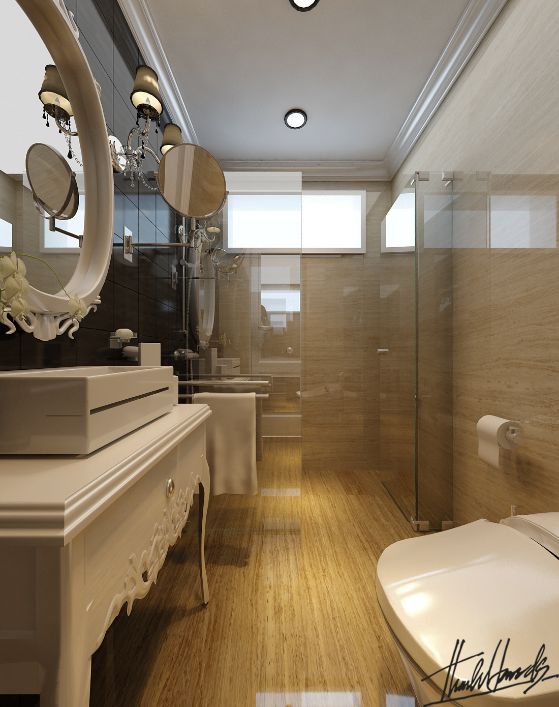 thiết kế nội thất Biệt Thự tại Hà Nội Biệt thự - Việt Hưng  13 1568273820