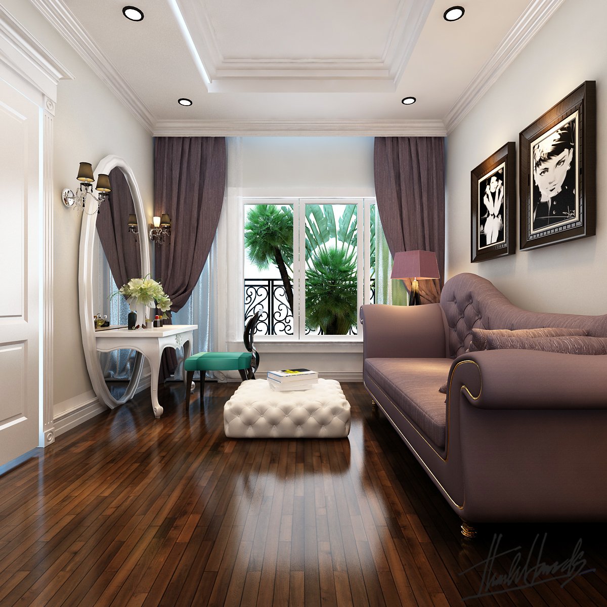 thiết kế nội thất Biệt Thự tại Hà Nội Biệt thự - Việt Hưng  18 1568273824