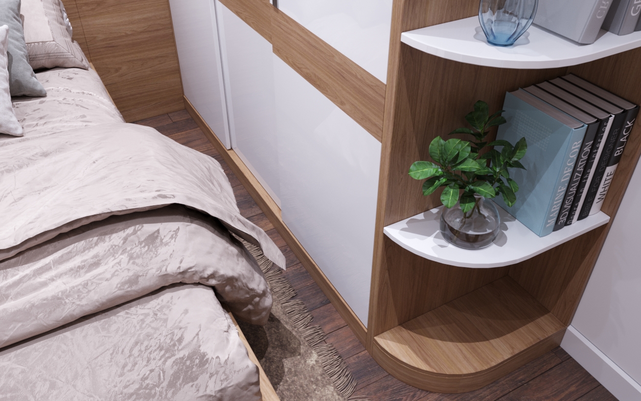 thiết kế nội thất chung cư tại Hà Nội bedroom 4 1568336134