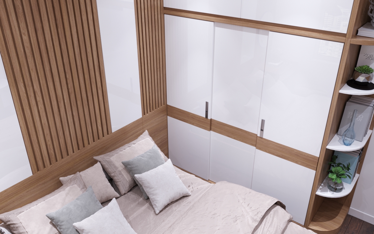 thiết kế nội thất chung cư tại Hà Nội bedroom 5 1568336134