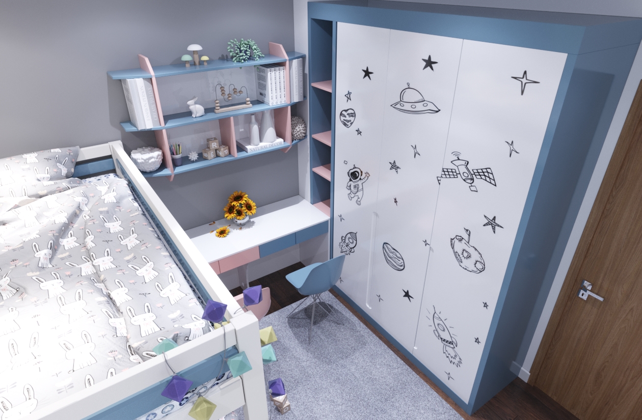 thiết kế nội thất chung cư tại Hà Nội bedroom 9 1568336136