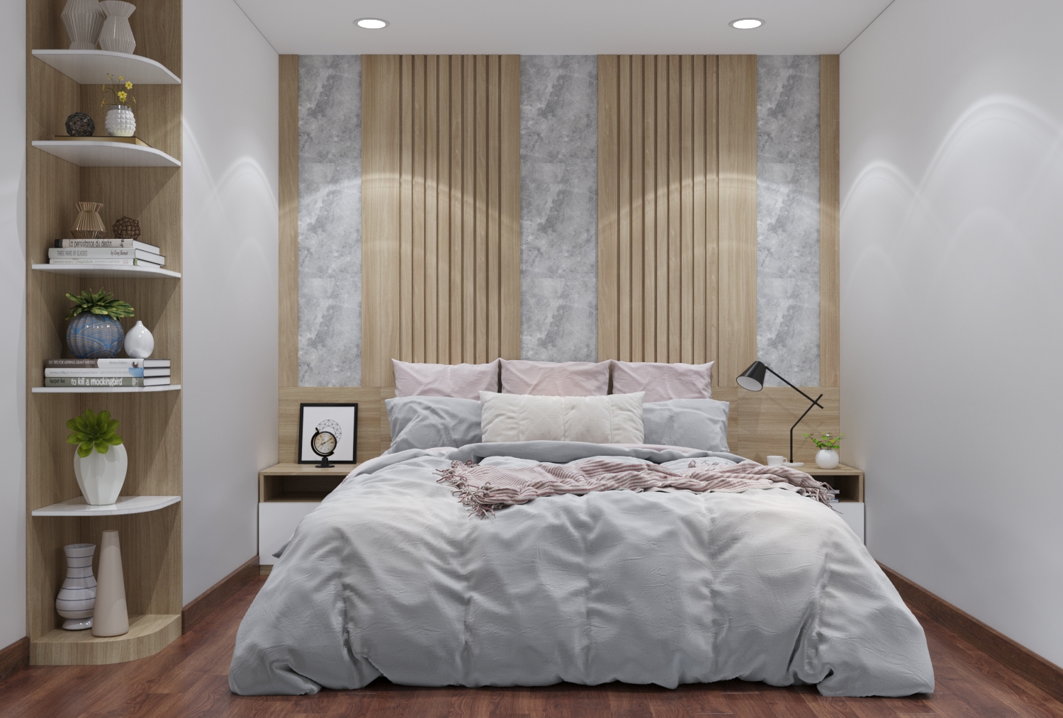 thiết kế nội thất chung cư tại Hà Nội bedroom 0 1568336491