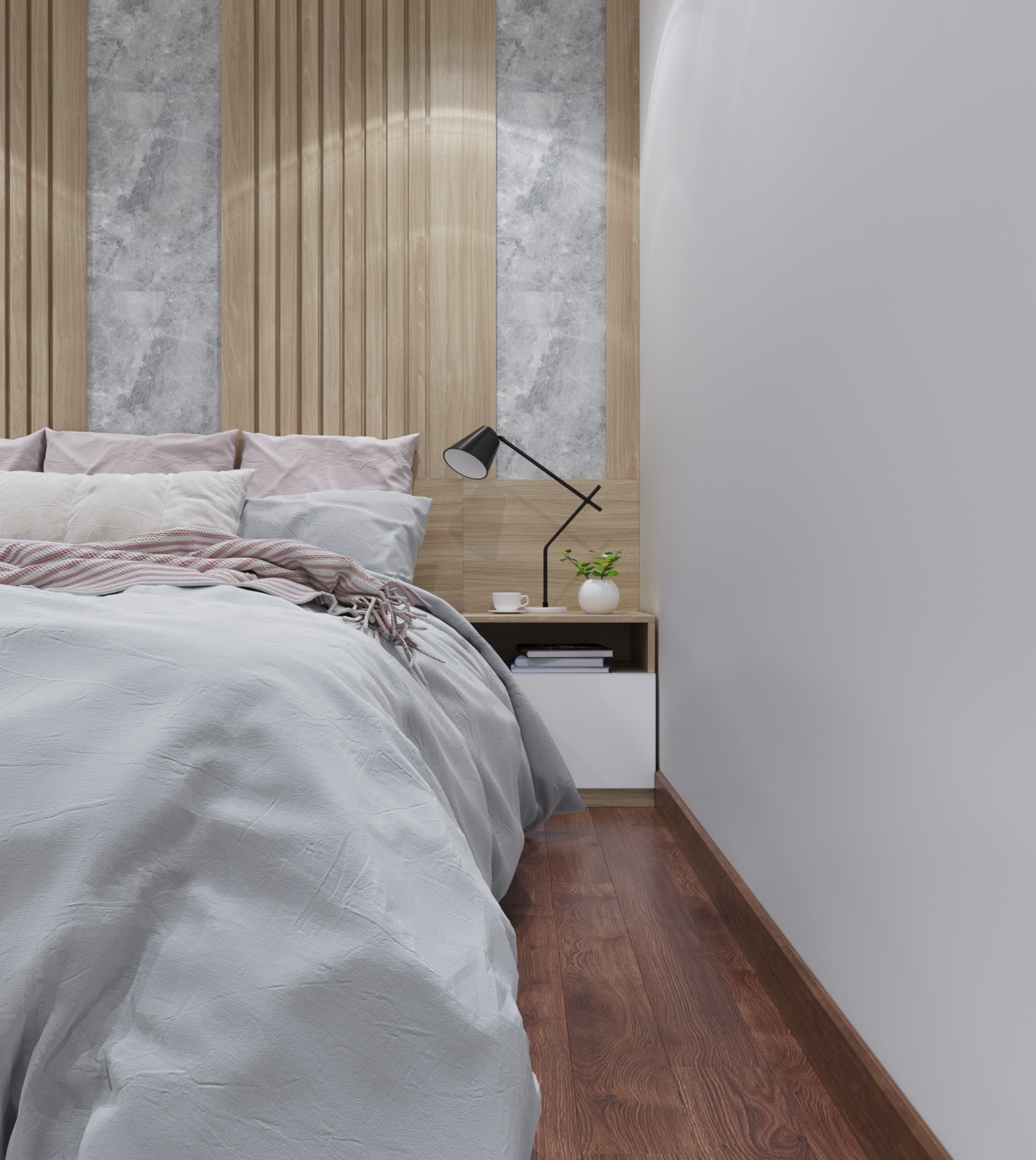 thiết kế nội thất chung cư tại Hà Nội bedroom 5 1568336492