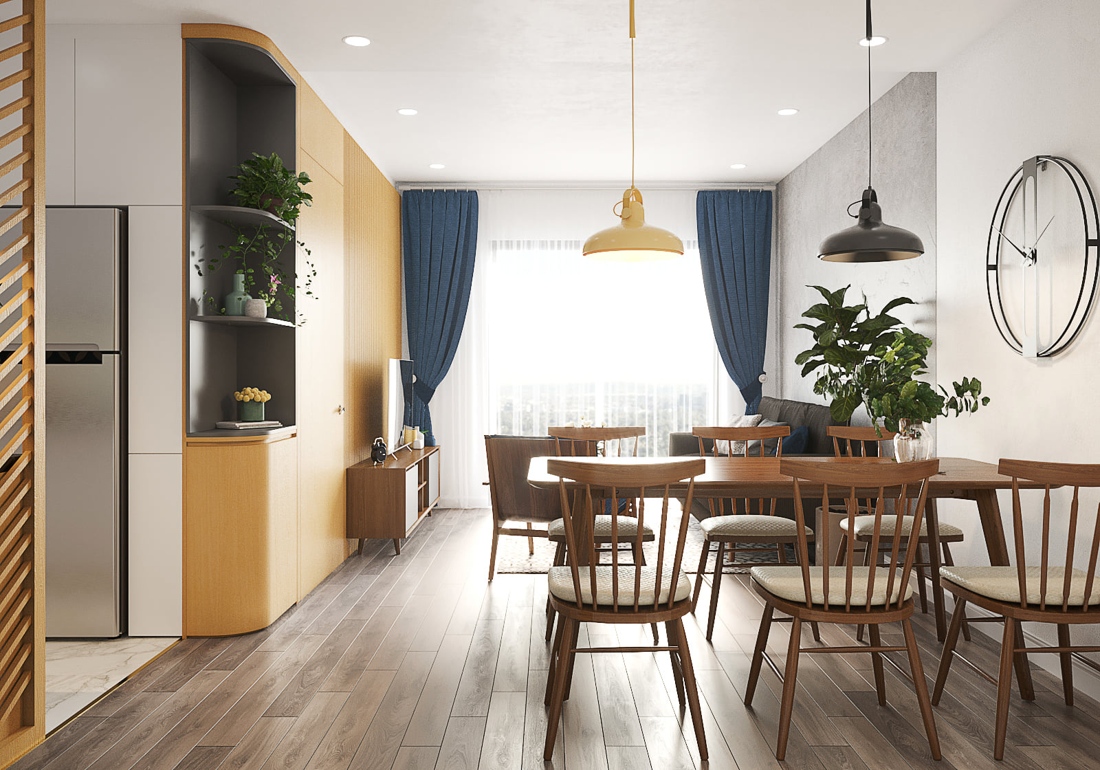 thiết kế nội thất chung cư tại Hà Nội Chung cư Ecodream Nguyễn Xiển 2 1569510115