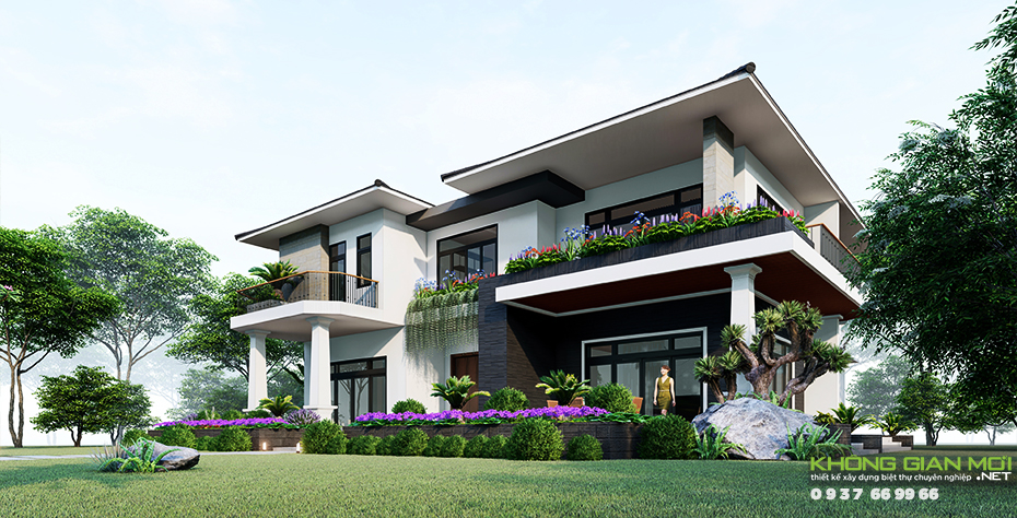 Thiết kế Biệt Thự tại Bến Tre KHÔNG GIAN MỚI - THIẾT KẾ BIỆT THỰ BẾN TRE 1573555419 2