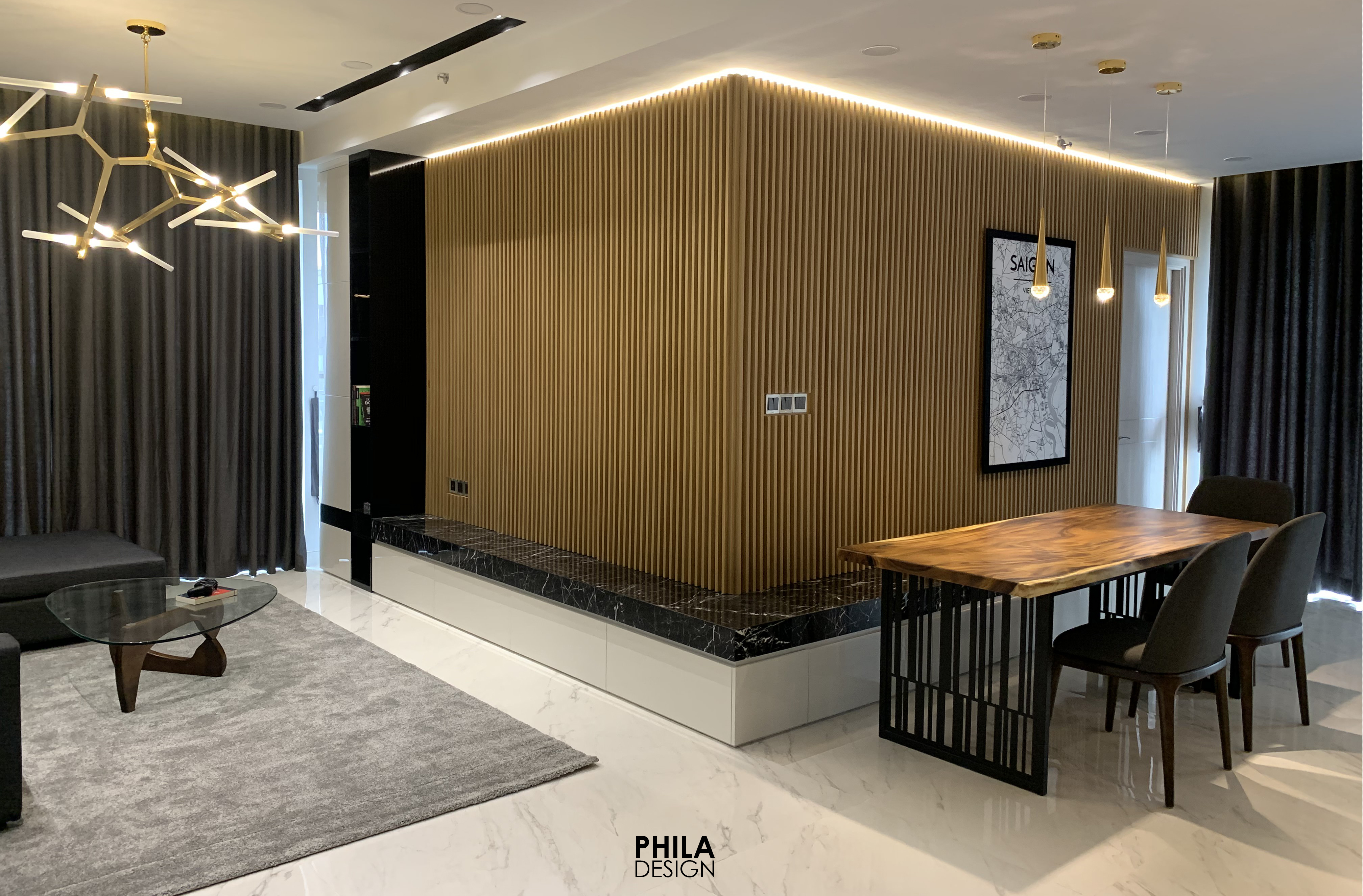 Thiết kế nội thất Chung Cư tại Hồ Chí Minh Midtown L 1573608784 0