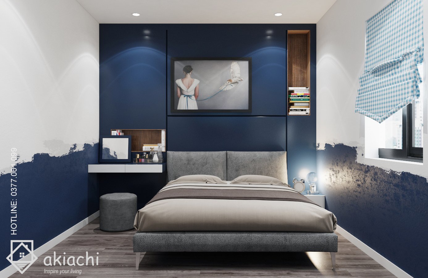 Thiết kế nội thất Chung Cư tại Khánh Hòa Blue House 1573643890 2