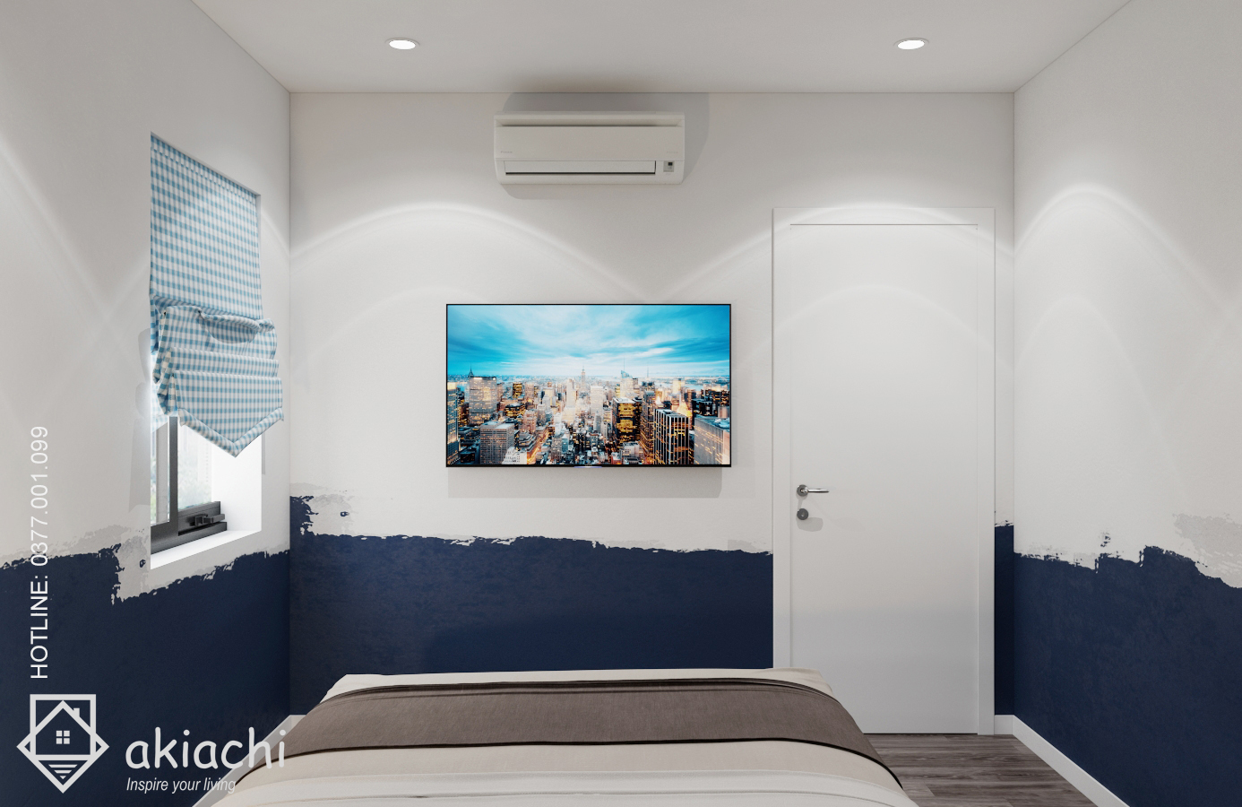 Thiết kế nội thất Chung Cư tại Khánh Hòa Blue House 1573643890 3