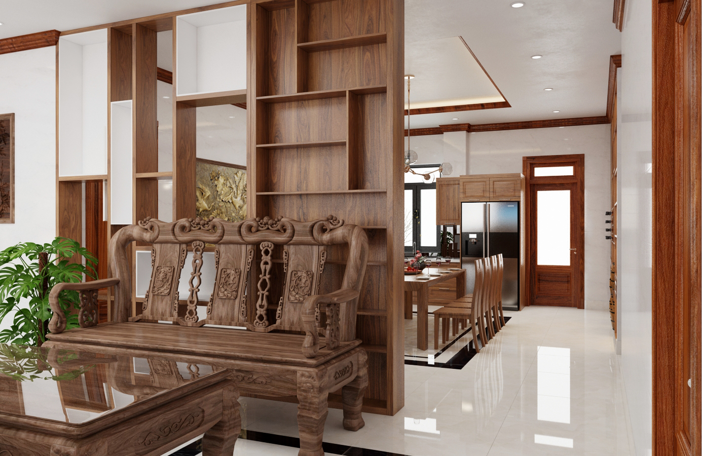 Thiết kế nội thất Biệt Thự tại Nam Định Living House 1573645676 4