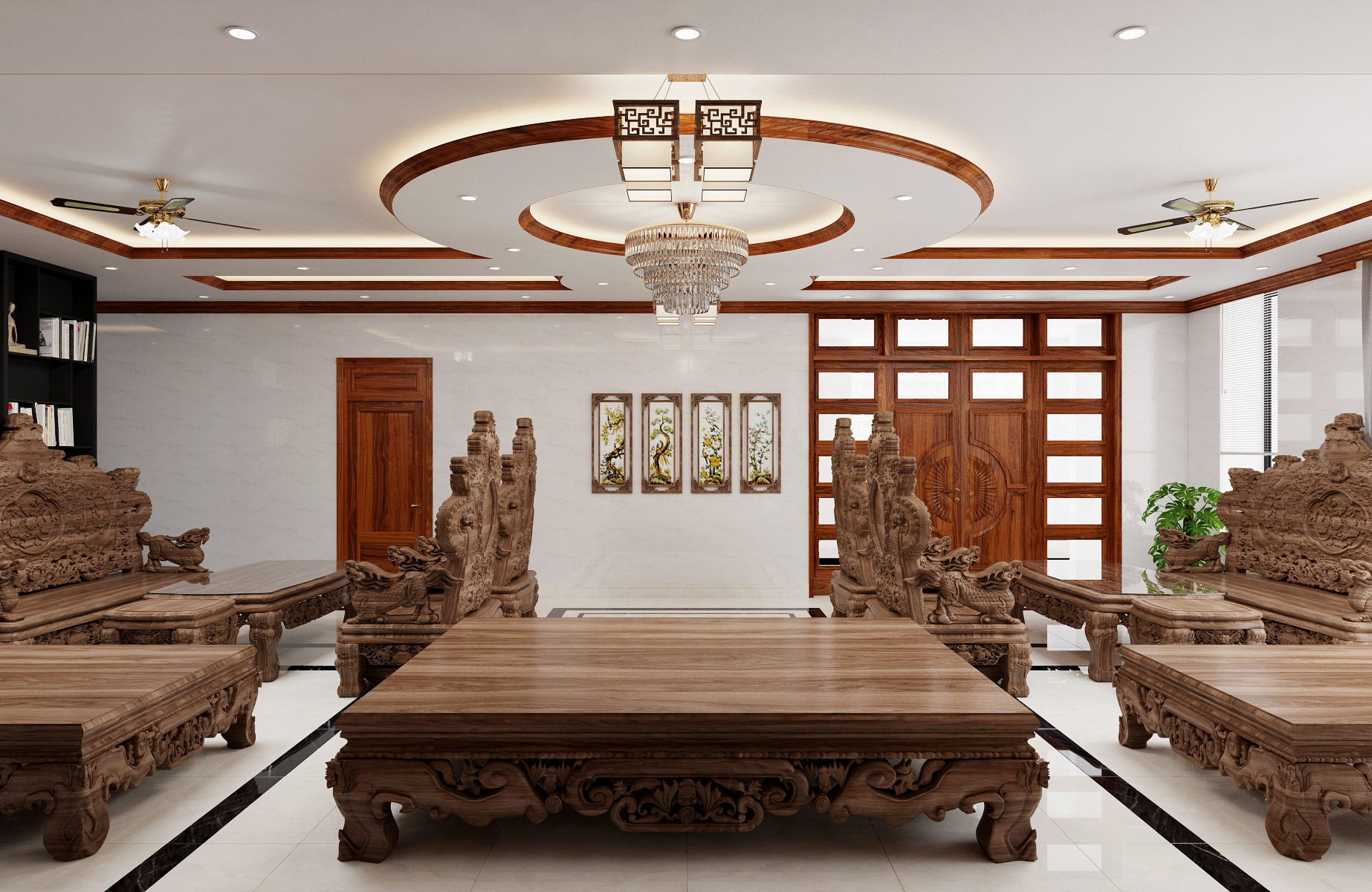 Thiết kế nội thất Biệt Thự tại Nam Định Living House 1573645677 10