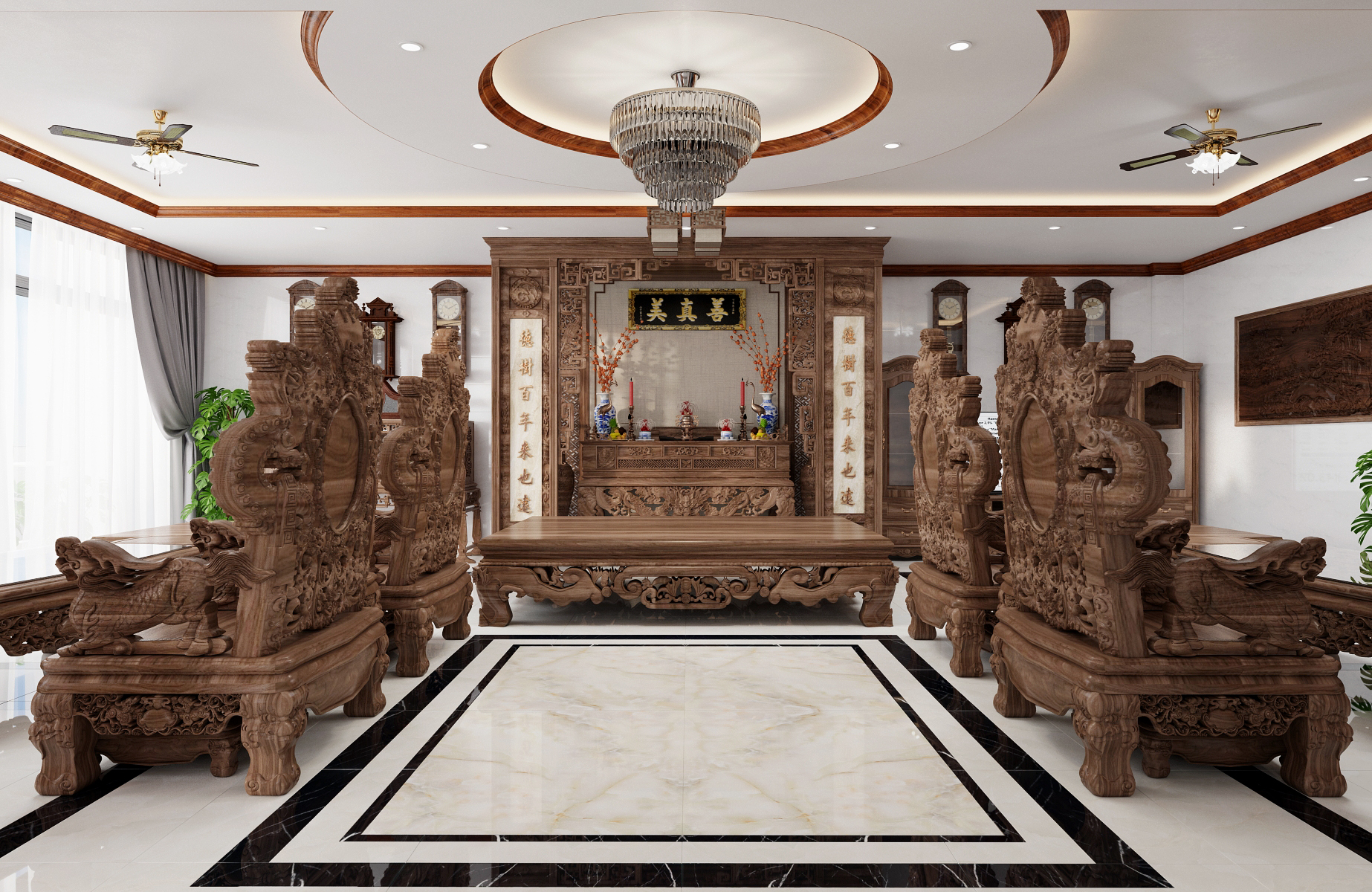 Thiết kế nội thất Biệt Thự tại Nam Định Living House 1573645677 5