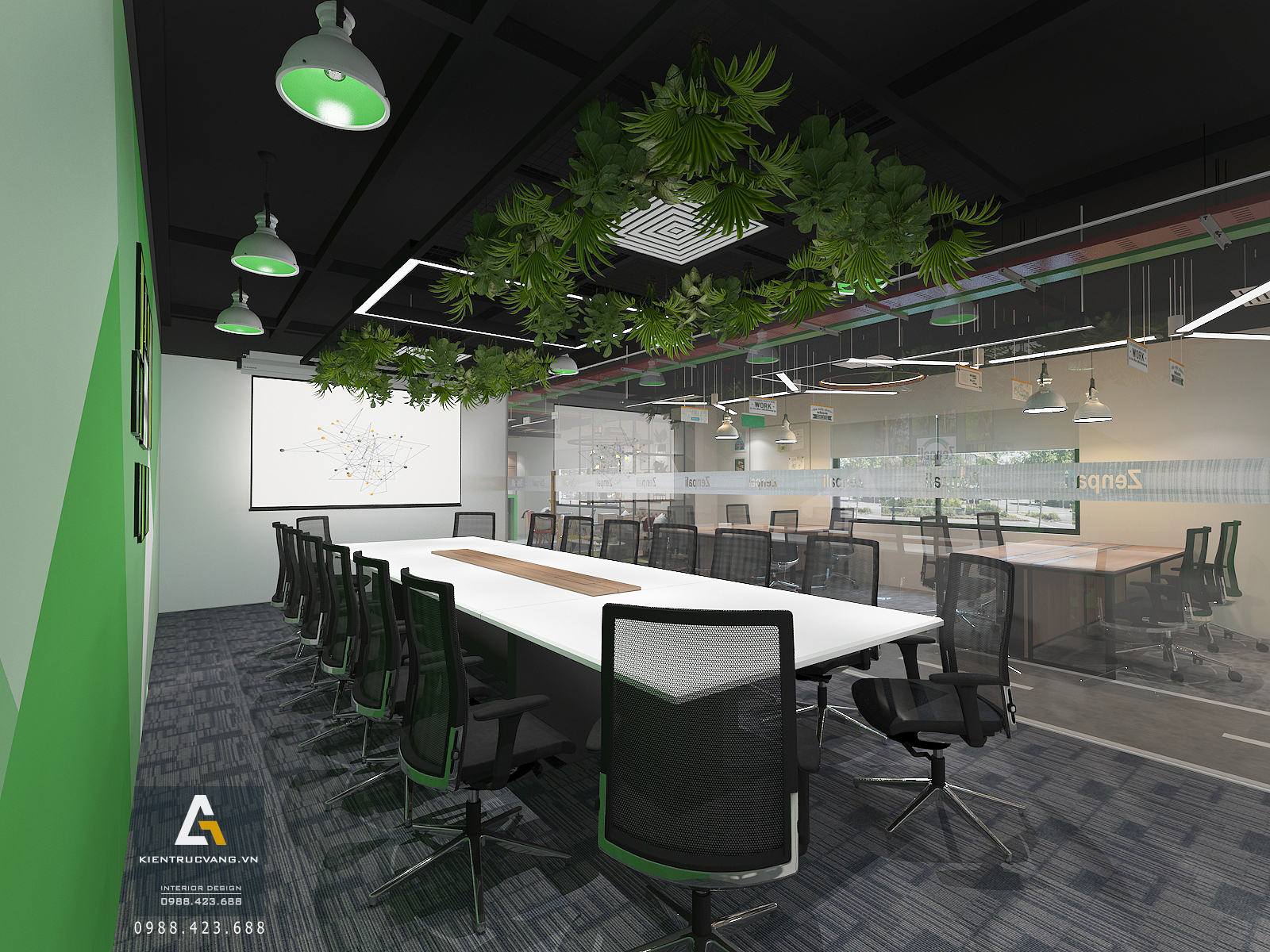 Thiết kế nội thất Văn Phòng tại Hà Nội Thiết kế nội thất văn phòng Zenpaly Hà Nội 1573695946 10