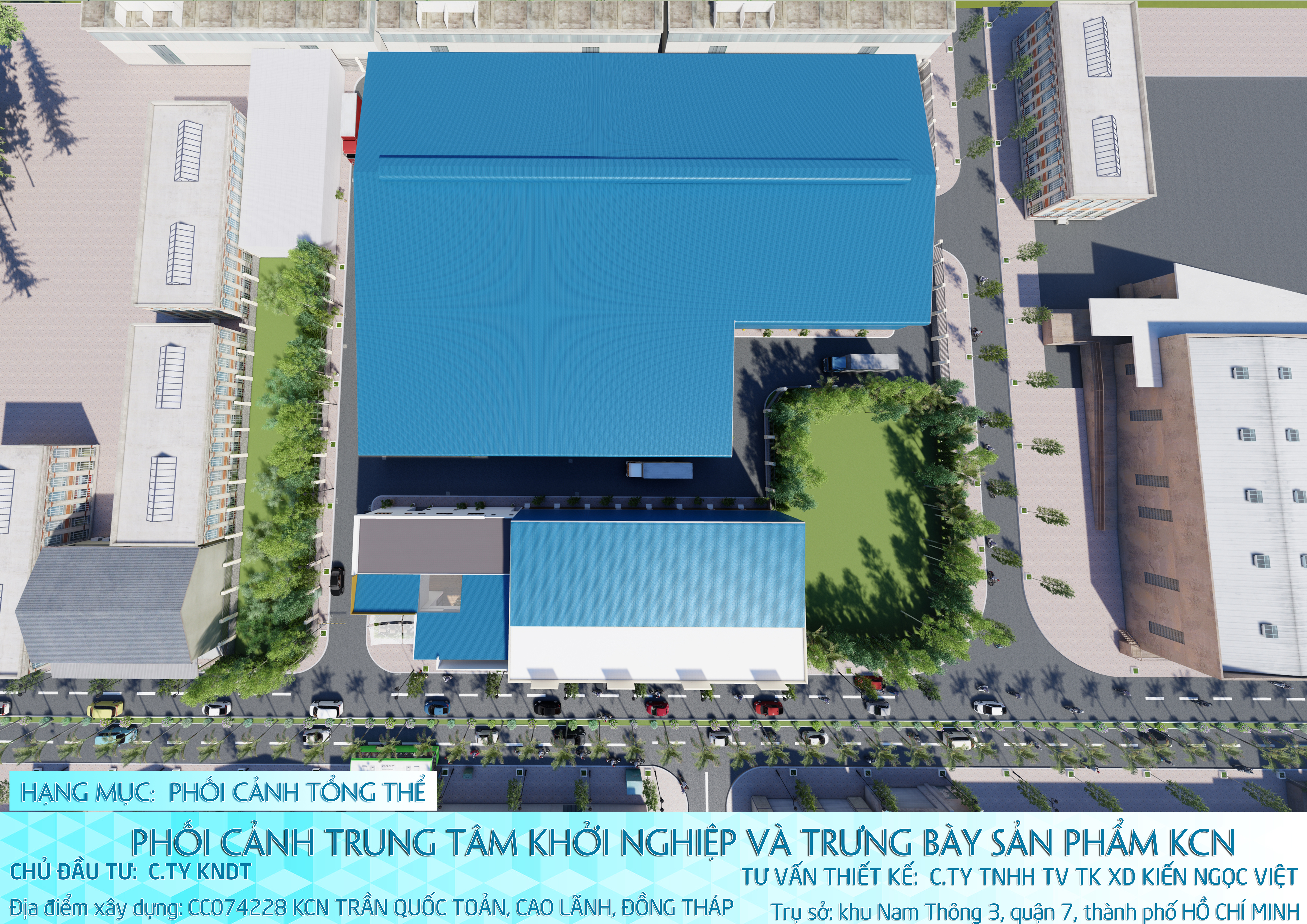Thiết kế Công Trình Công Cộng tại Đồng Tháp Nhà Hàng Trưng bày sản phẩm khu công Nghiệp 1574927350 6