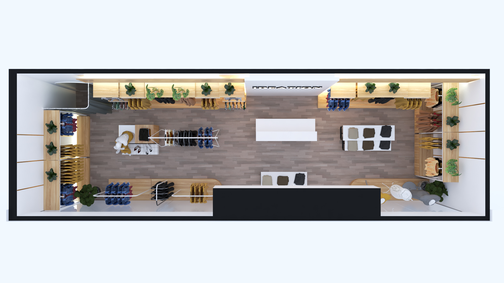 Thiết kế nội thất Shop tại Bình Dương ideation fashion 1575691873 4