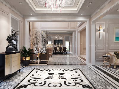 Thiết kế nội thất Biệt Thự tại Hải Phòng paris 04-09