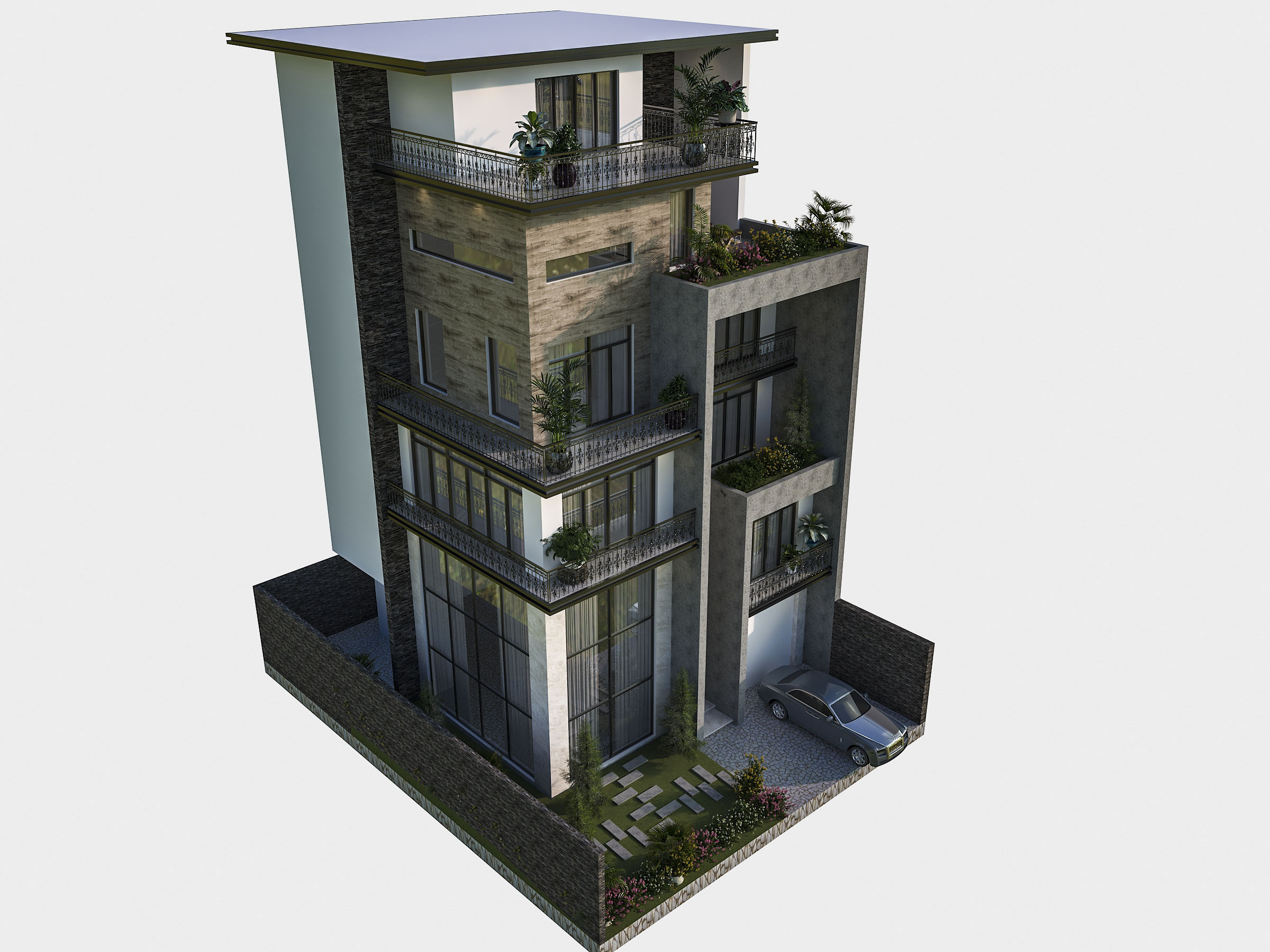 Thiết kế nội thất Biệt Thự tại Hồ Chí Minh Mr Lộc Villa 1577602180 3