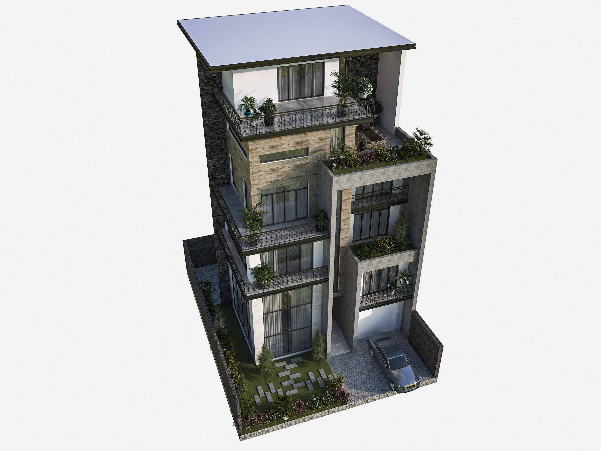 Thiết kế nội thất Biệt Thự tại Hồ Chí Minh Mr Lộc Villa 1577602180 4