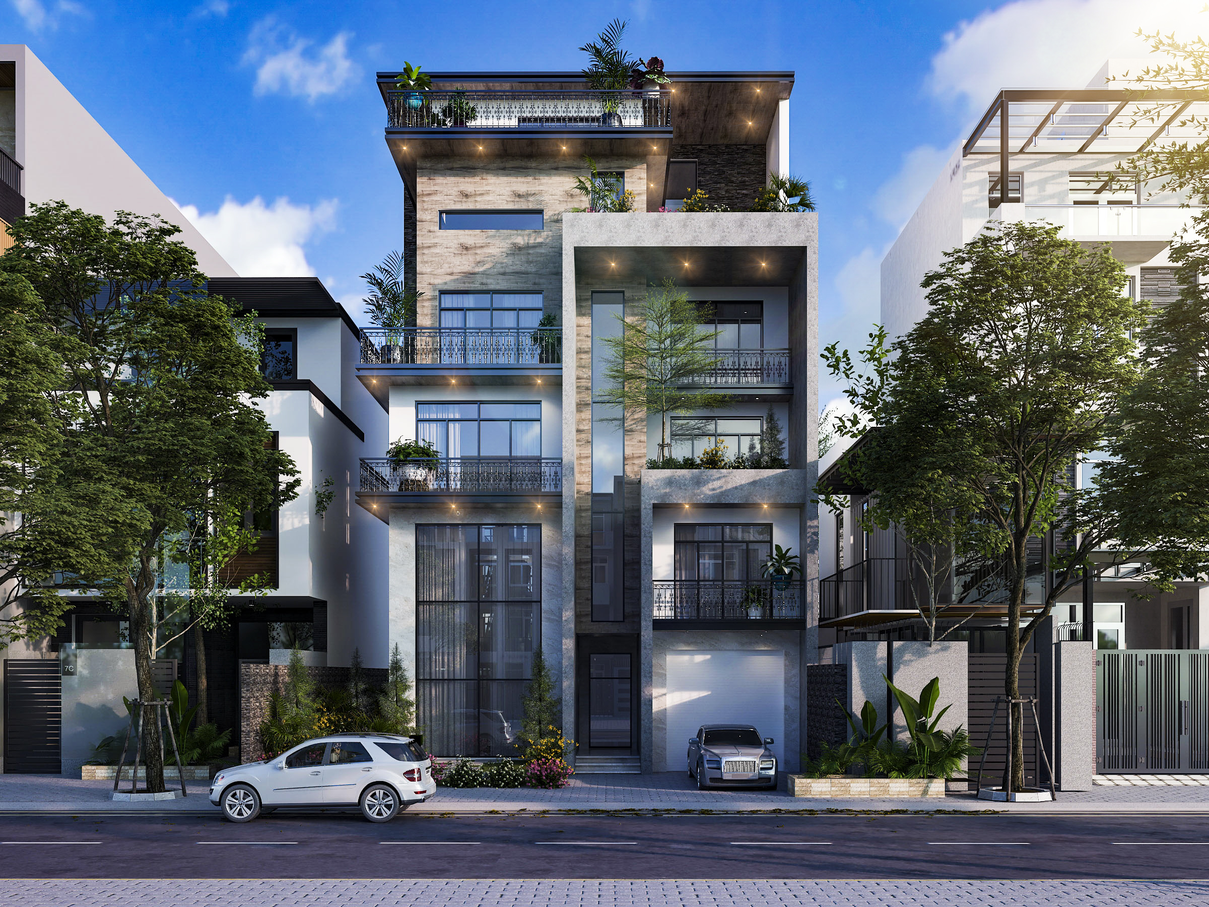 Thiết kế nội thất Biệt Thự tại Hồ Chí Minh Mr Lộc Villa 1577602258 0