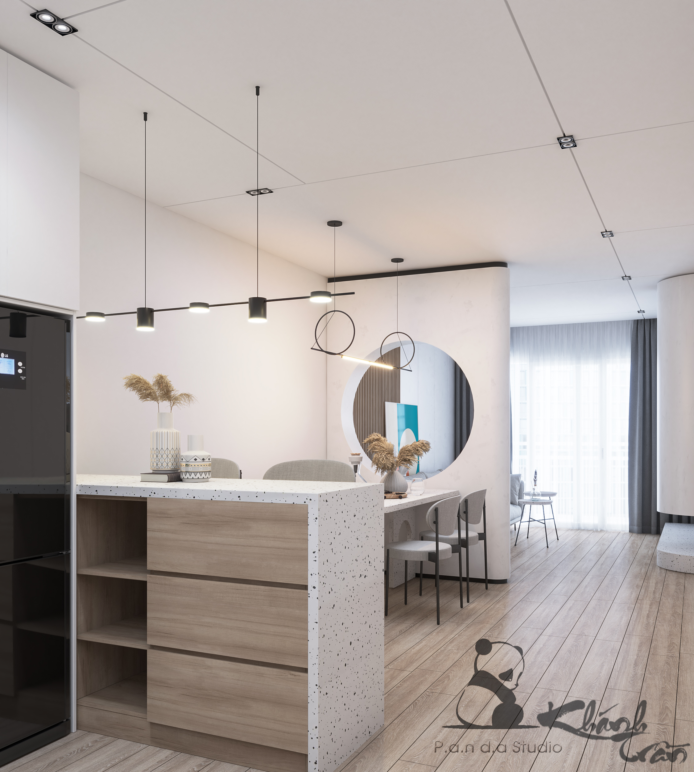 Thiết kế nội thất Chung Cư tại Hồ Chí Minh KDC CitiLand Gò Vấp 1578021369 6