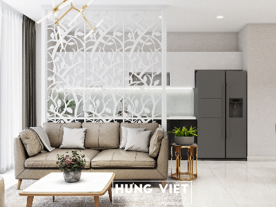 Thiết kế nội thất Chung Cư tại Hồ Chí Minh Căn Hộ Vinhomes Golden River - Aqua 4