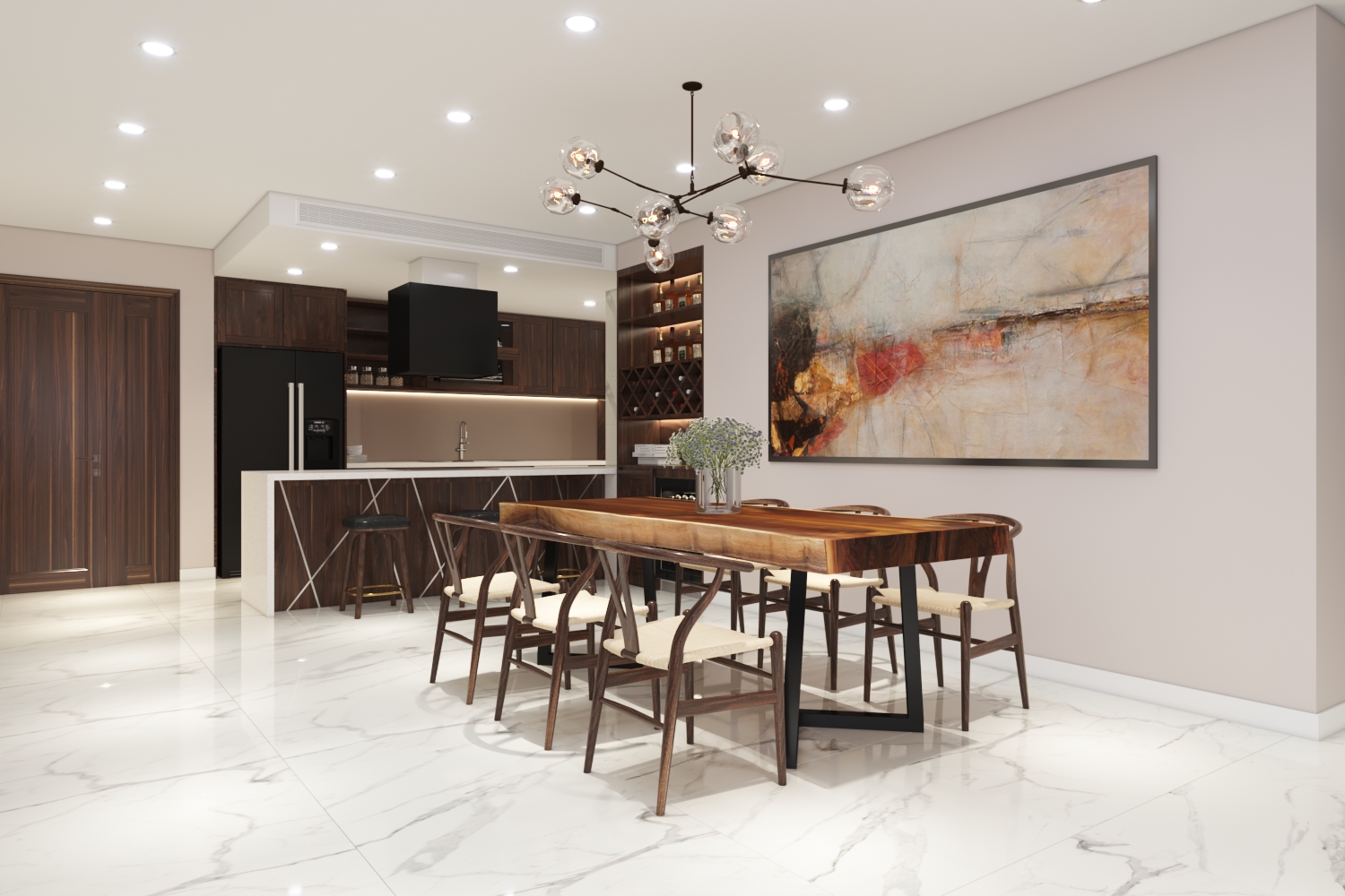 Thiết kế nội thất Chung Cư tại Hà Nội Chung cư New Skyline Văn Quán 1580465735 6