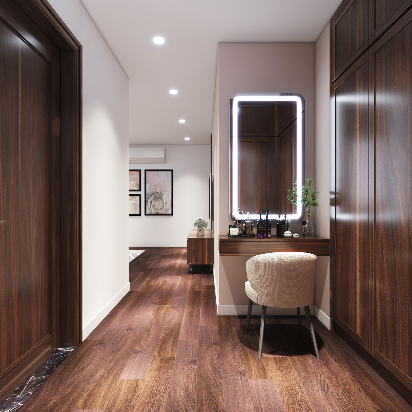 Thiết kế nội thất Chung Cư tại Hà Nội Chung cư New Skyline Văn Quán 1580465736 13