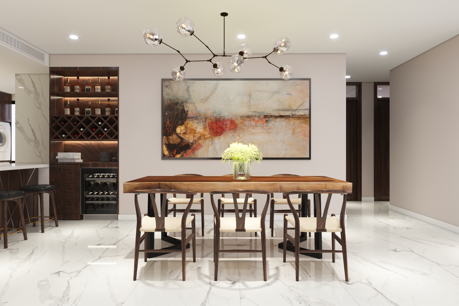 Thiết kế nội thất Chung Cư tại Hà Nội Chung cư New Skyline Văn Quán 1580465736 5