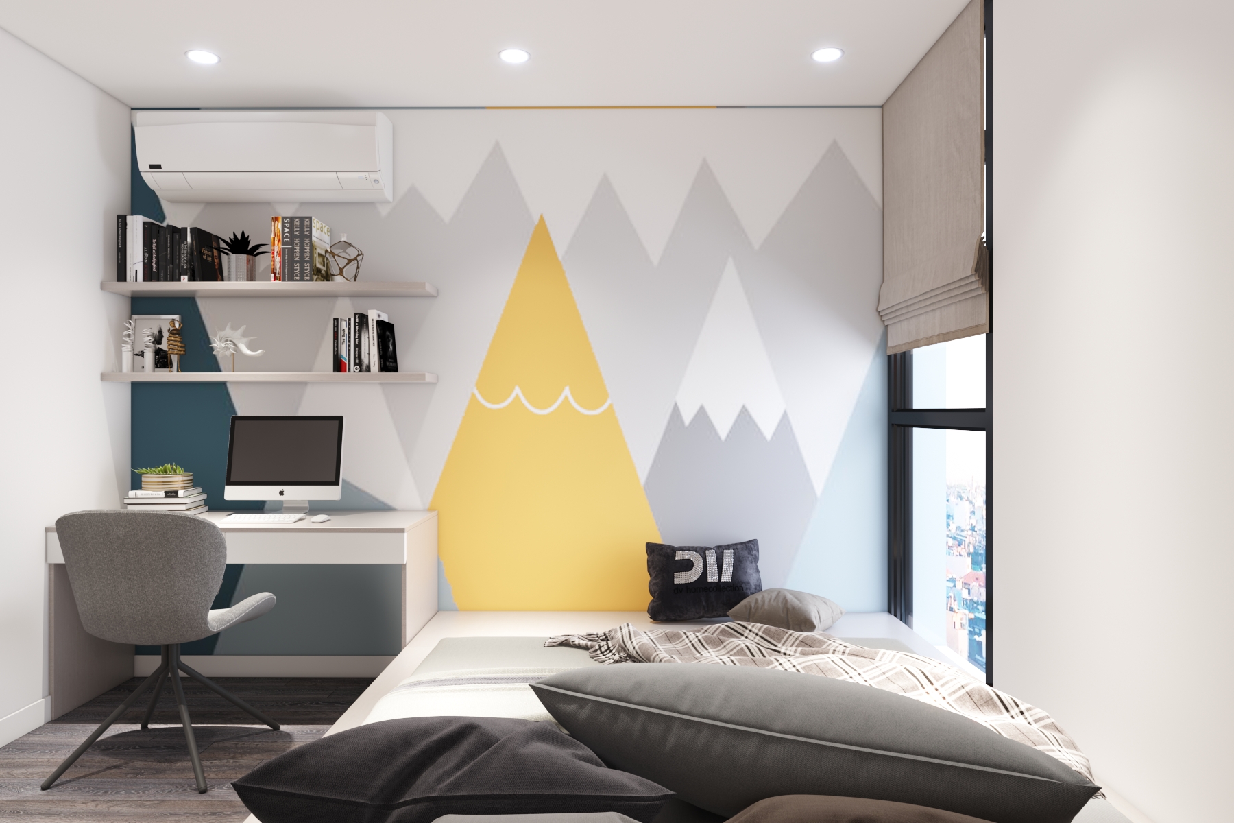 Thiết kế nội thất Chung Cư tại Hà Nội Chung cư New Skyline Văn Quán 1580465737 17