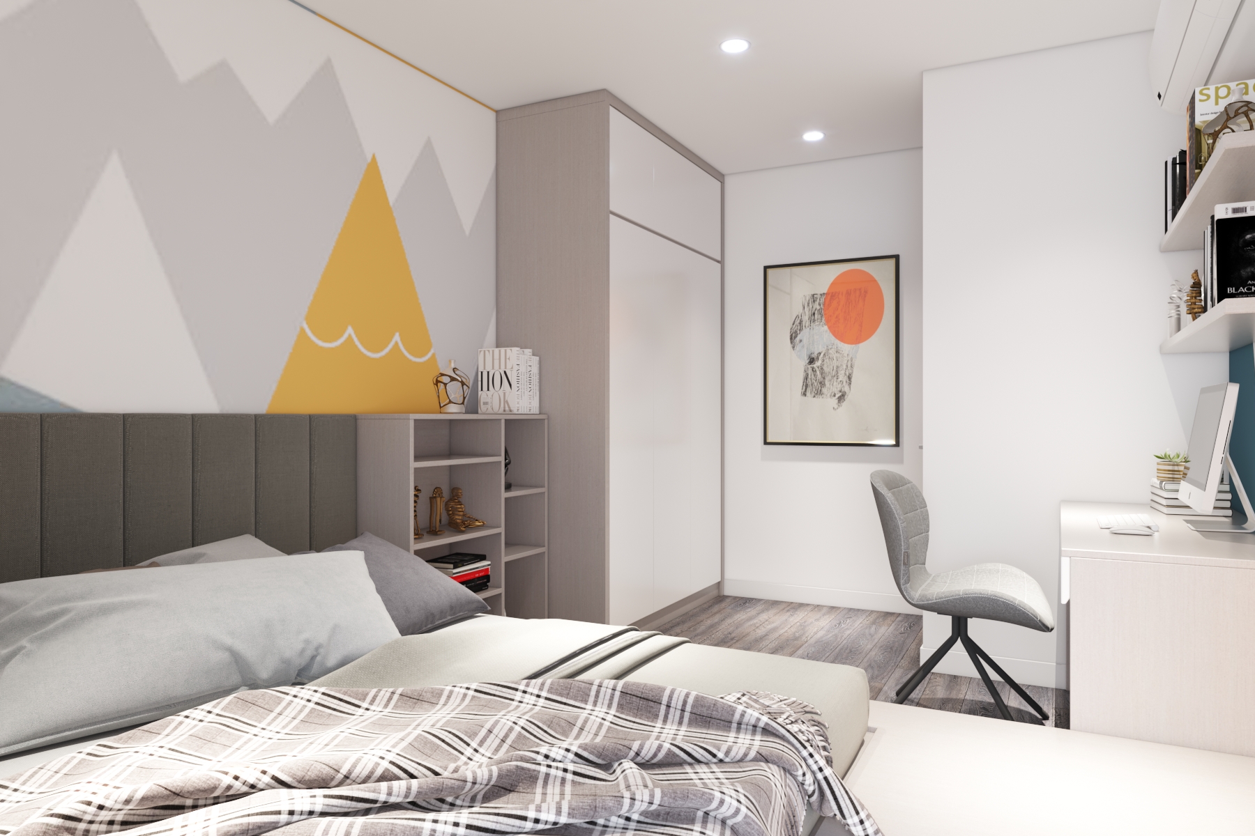 Thiết kế nội thất Chung Cư tại Hà Nội Chung cư New Skyline Văn Quán 1580465737 19