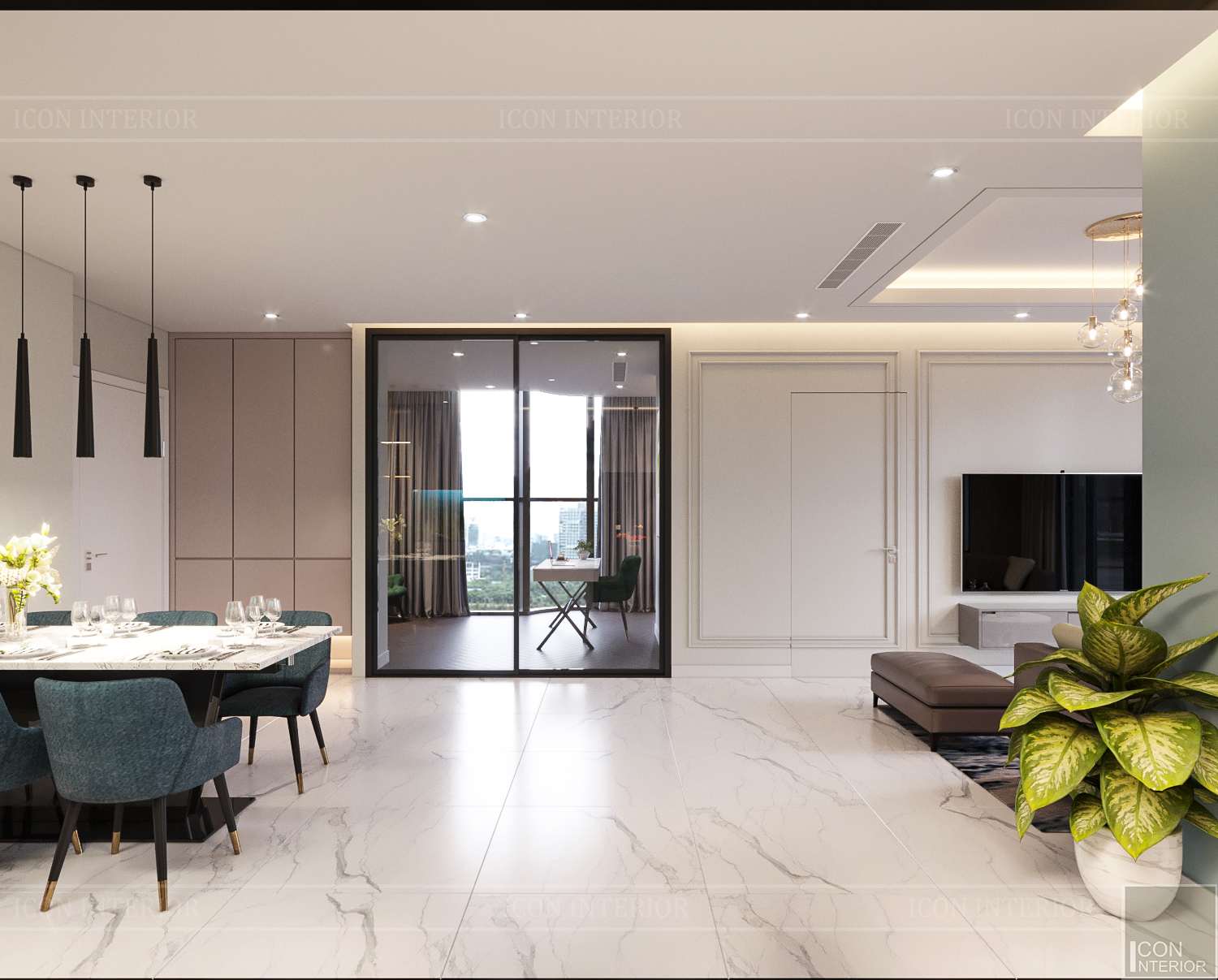 Thiết kế nội thất Chung Cư tại Hồ Chí Minh LANDMARK 81 – MS.ANH 1580958576 4