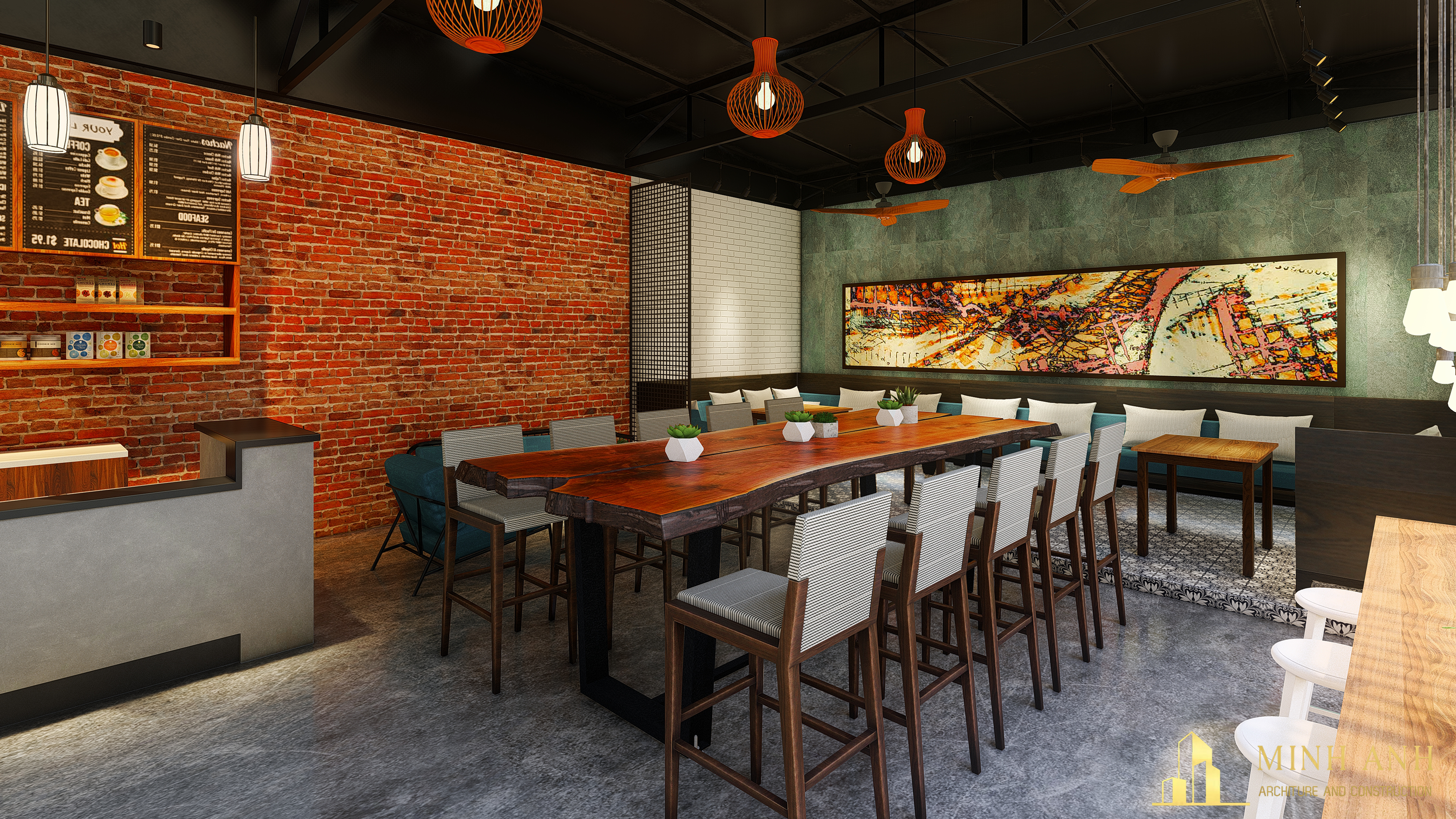 Thiết kế nội thất Cafe tại Hồ Chí Minh Pitatti Cafe & Milk Tea 1581062916 10