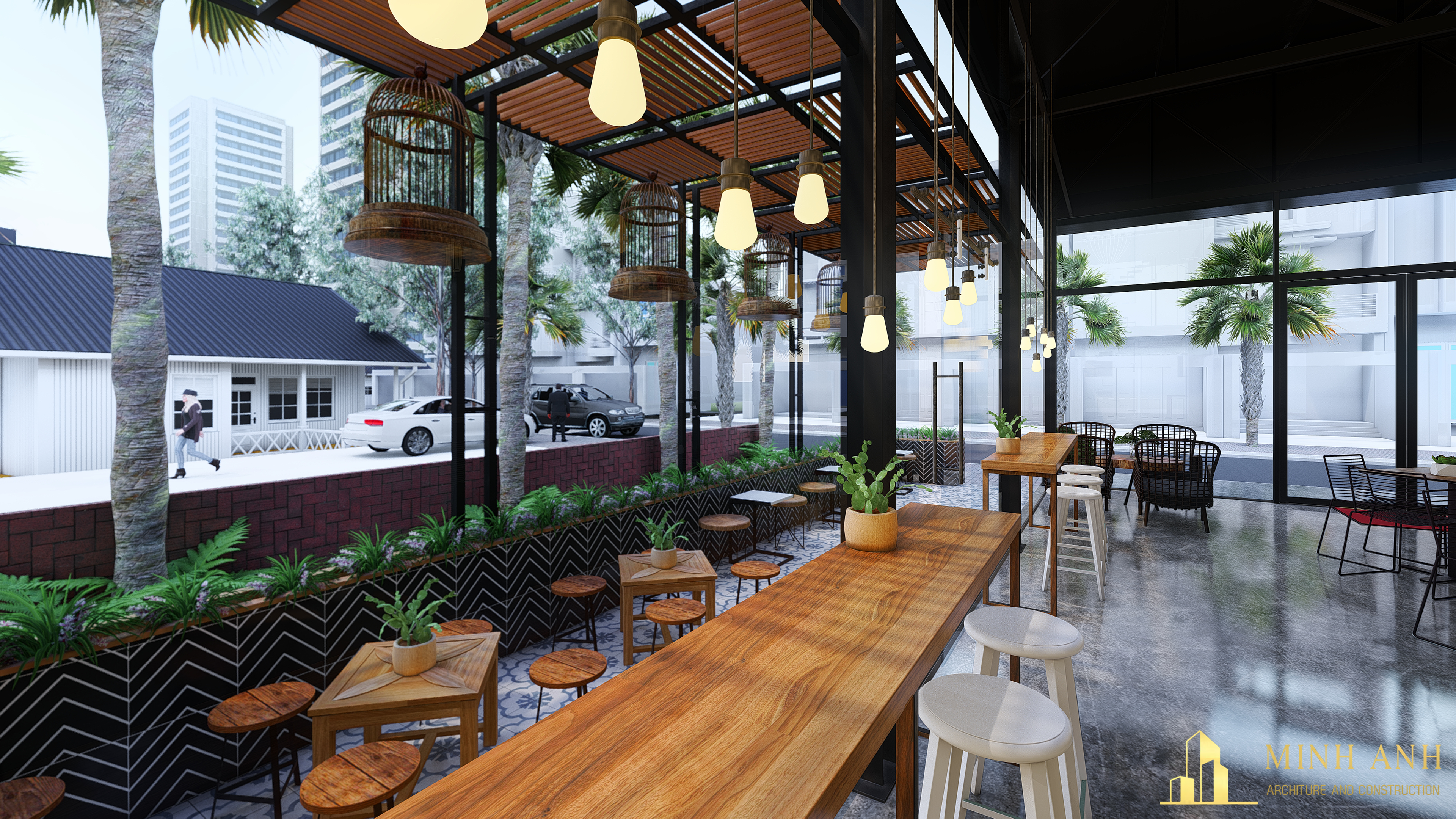 Thiết kế nội thất Cafe tại Hồ Chí Minh Pitatti Cafe & Milk Tea 1581062931 14