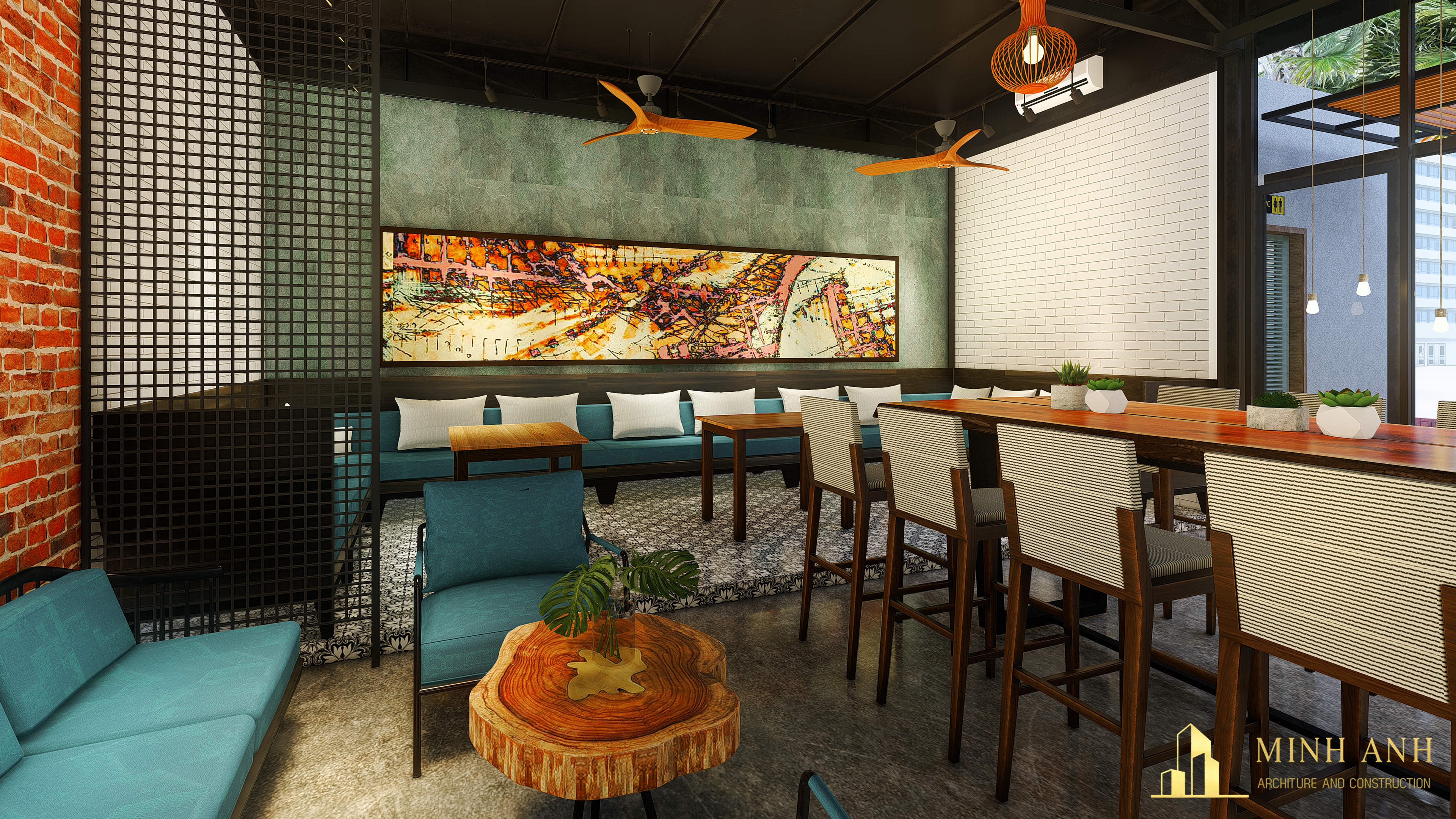 Thiết kế nội thất Cafe tại Hồ Chí Minh Pitatti Cafe & Milk Tea 1581062932 16